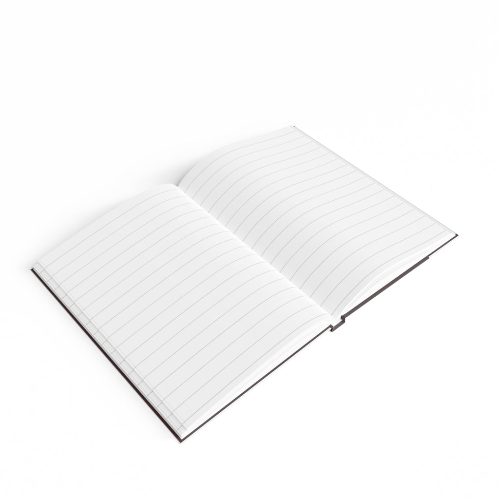 "More Books Less Screen" Ruled Hardcover Lined Journal