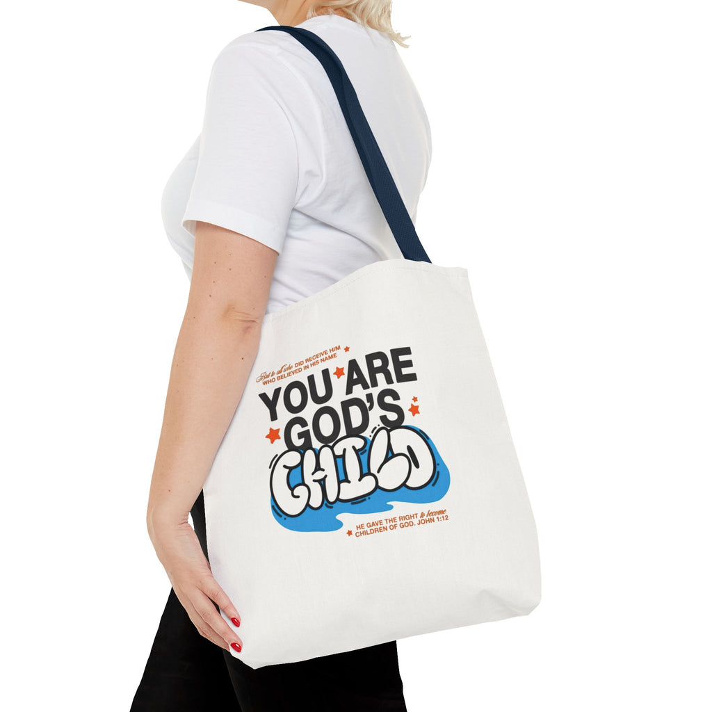 Inspirational "You Are God's Child" Tote Bag