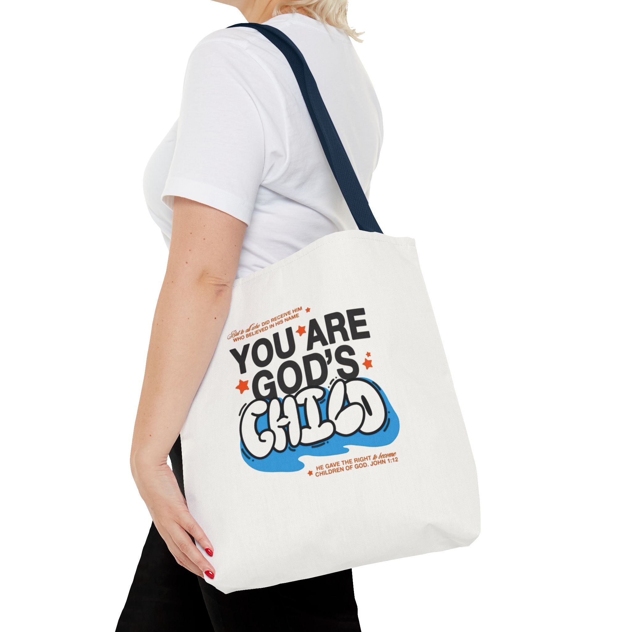 Inspirational "You Are God's Child" Tote Bag