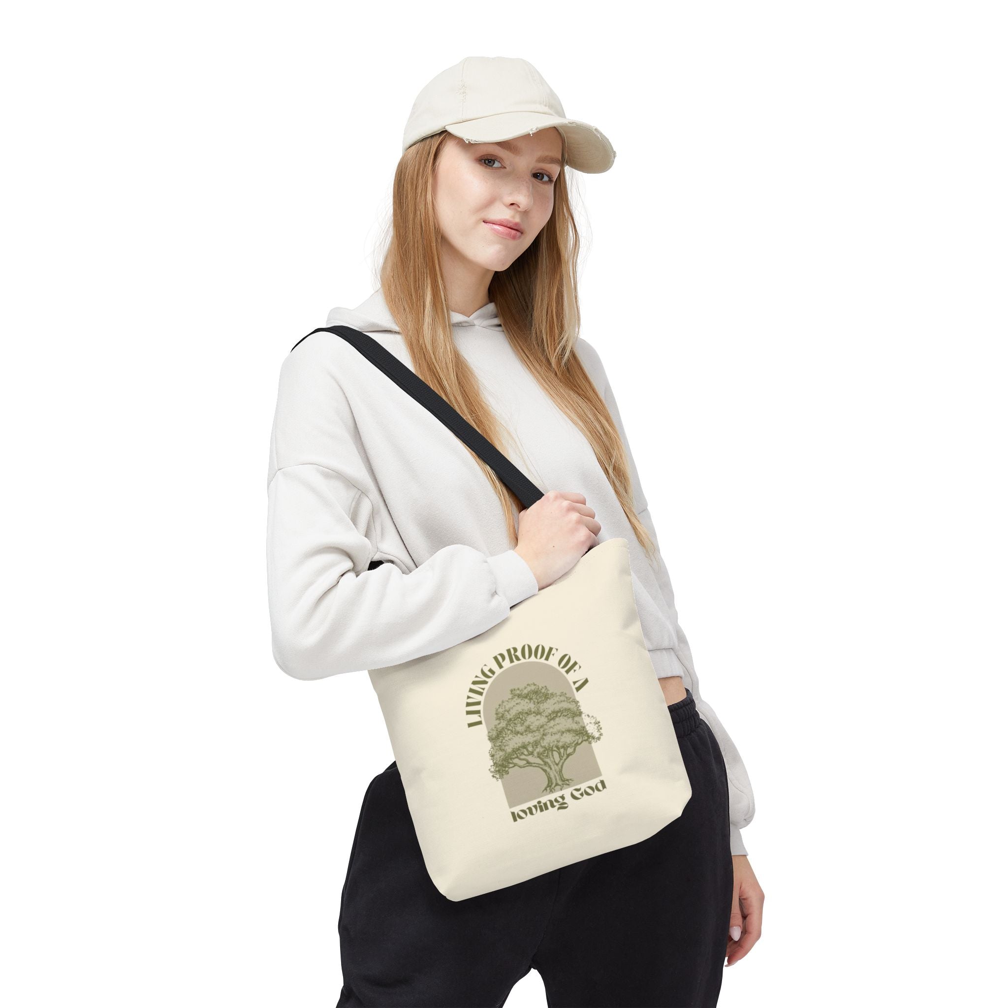 Living Proof Of A Loving God Tote Bag
