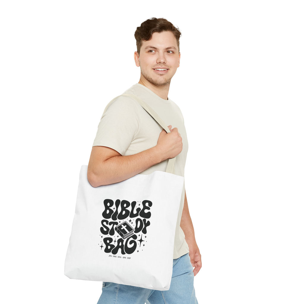 Bible Study Tote Bag – Faith-Inspired Scripture Carryall