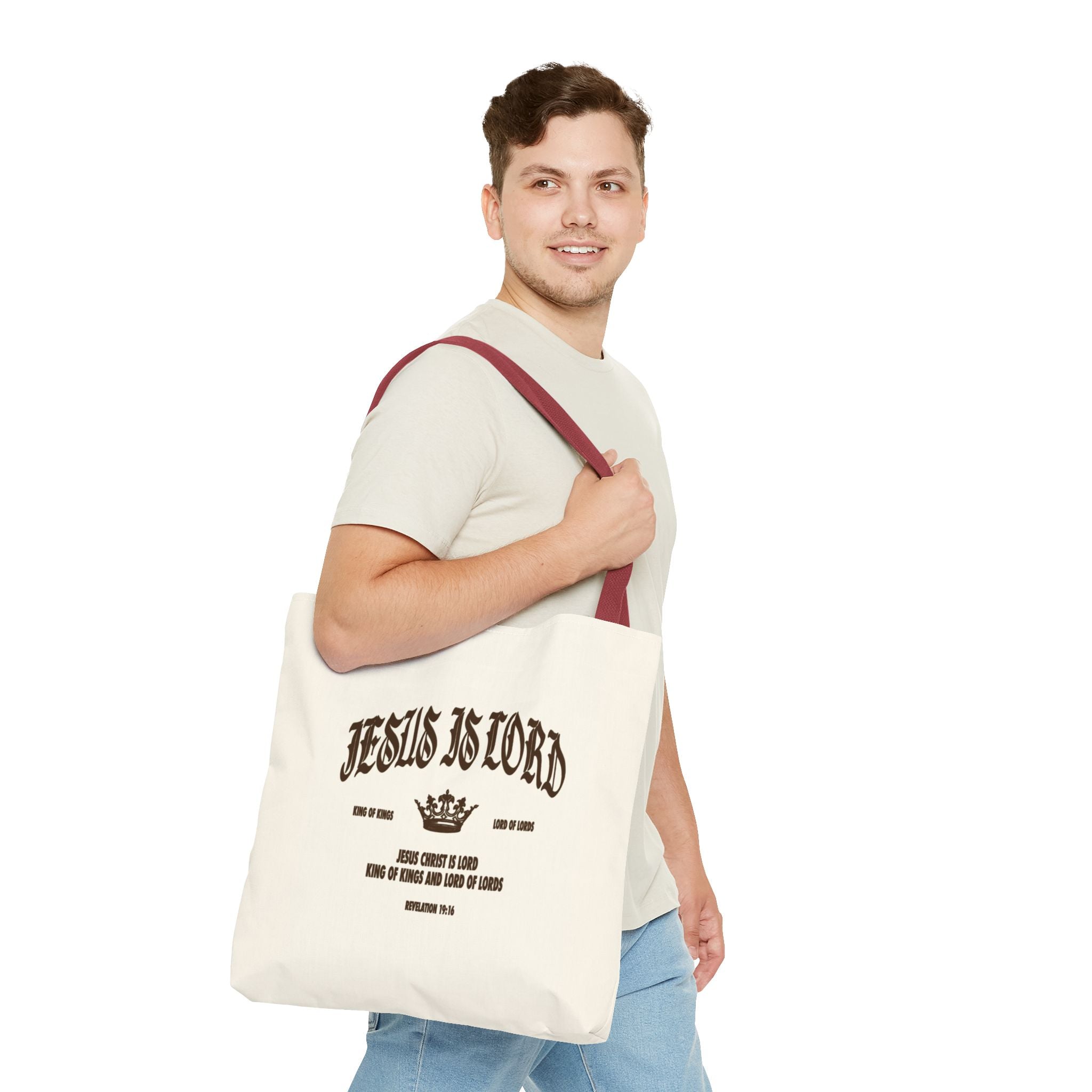 Jesus Is Lord Canvas Tote Bag