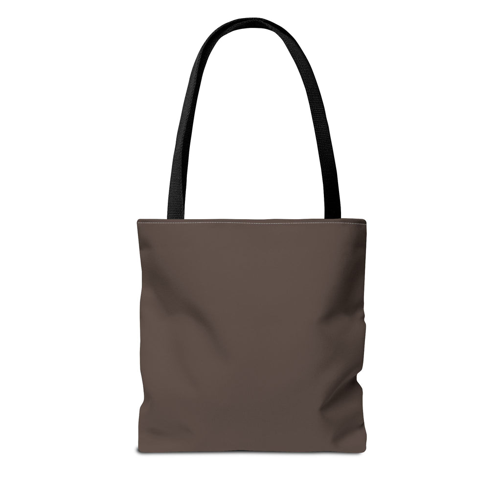 Surrounded by His Goodness Tote Bag — Faith Floral Scripture Shopper