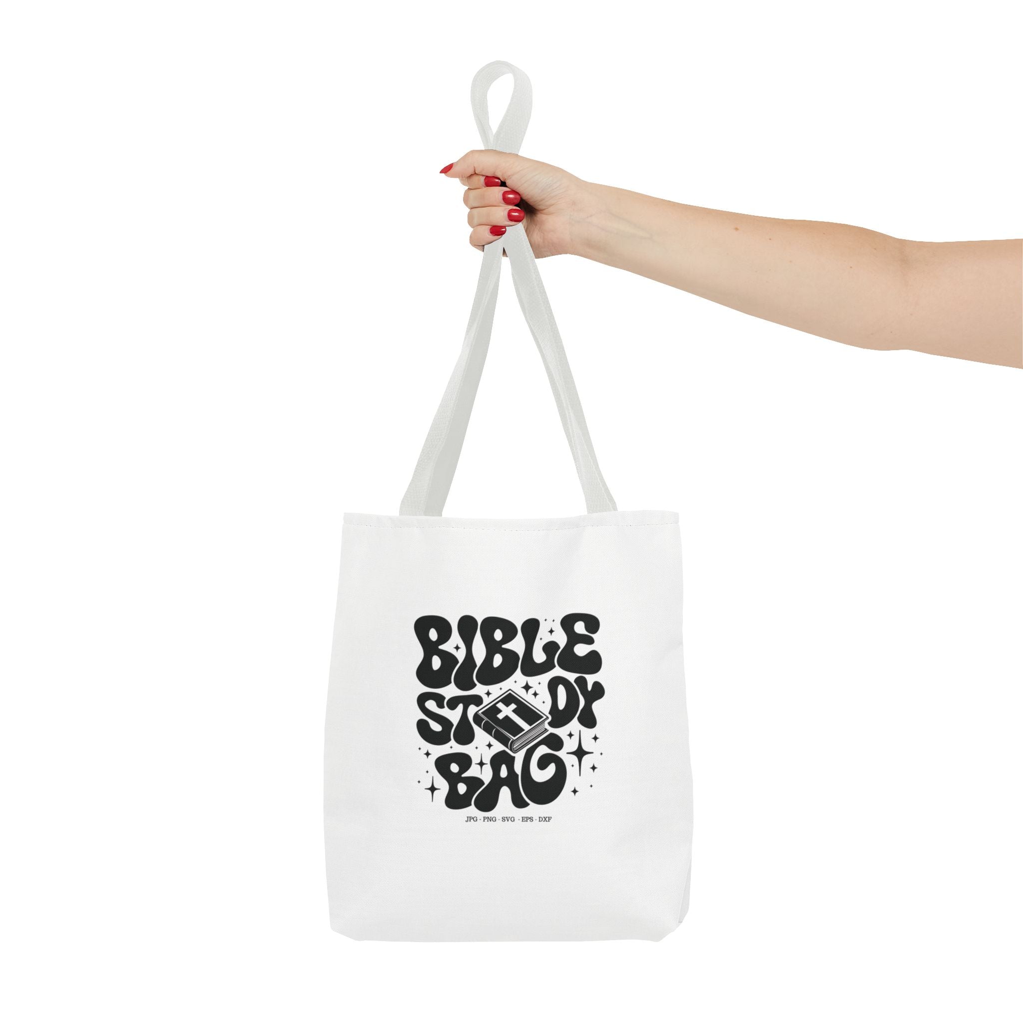 Bible Study Tote Bag – Faith-Inspired Scripture Carryall