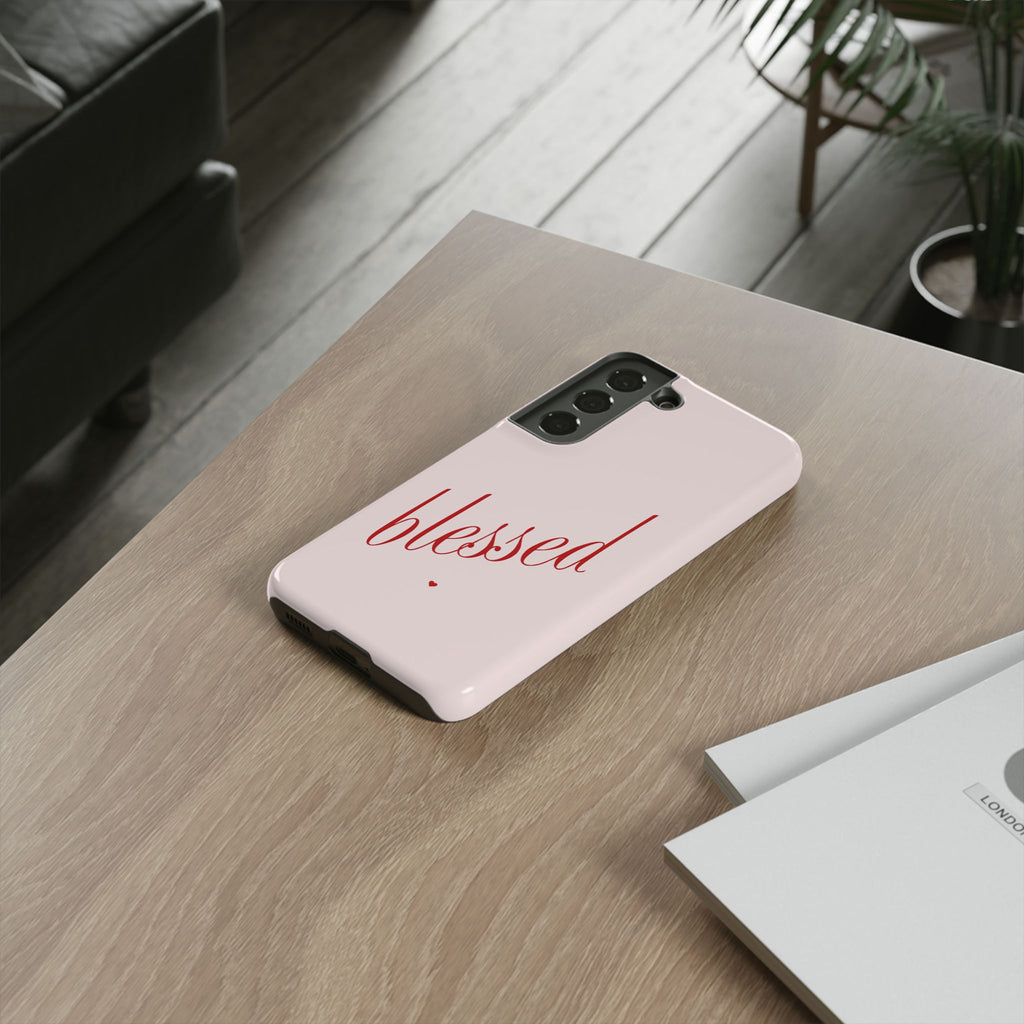 Blessed Pink Tough Phone Case