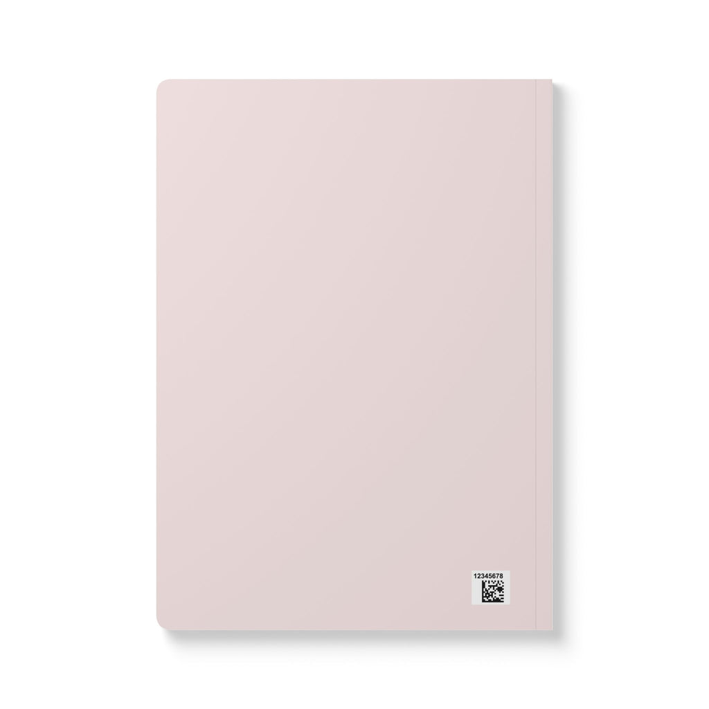 Blush Pink Softcover Journal — Pocket Notebook with Decorative Inside Prints