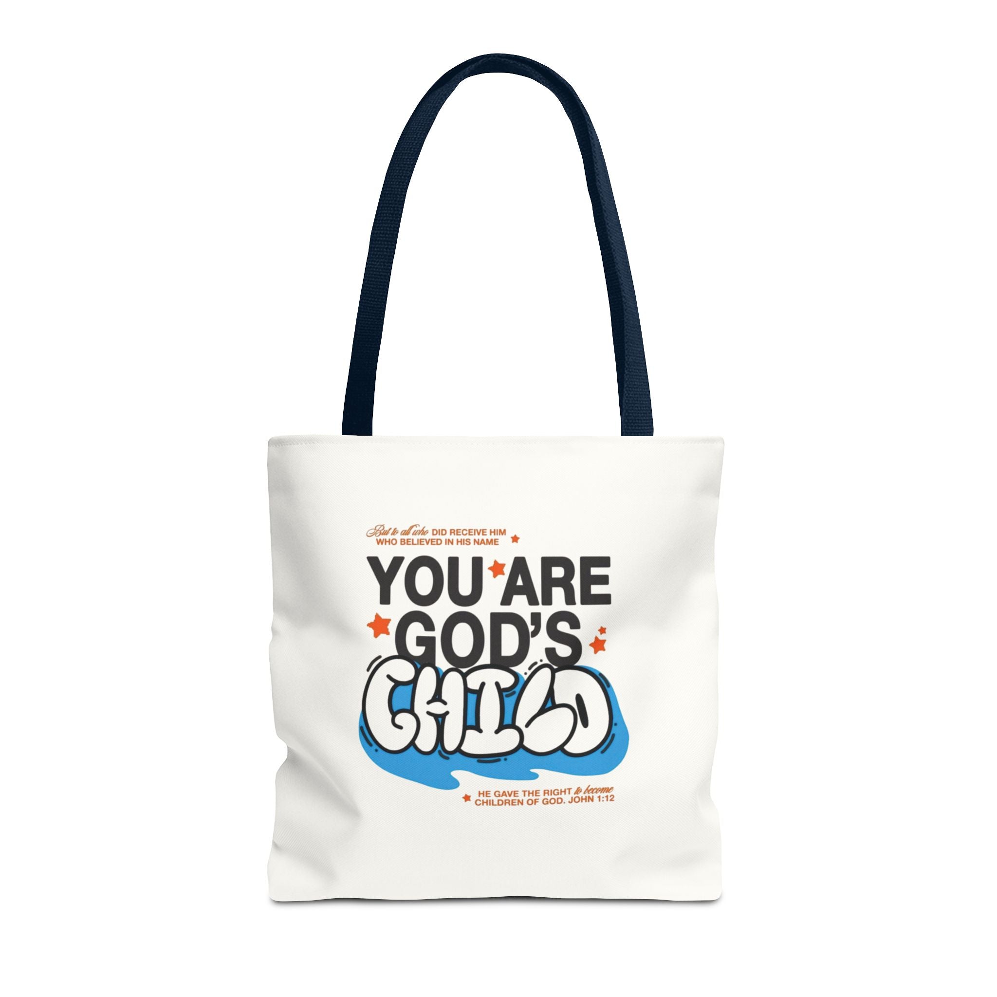 Inspirational "You Are God's Child" Tote Bag