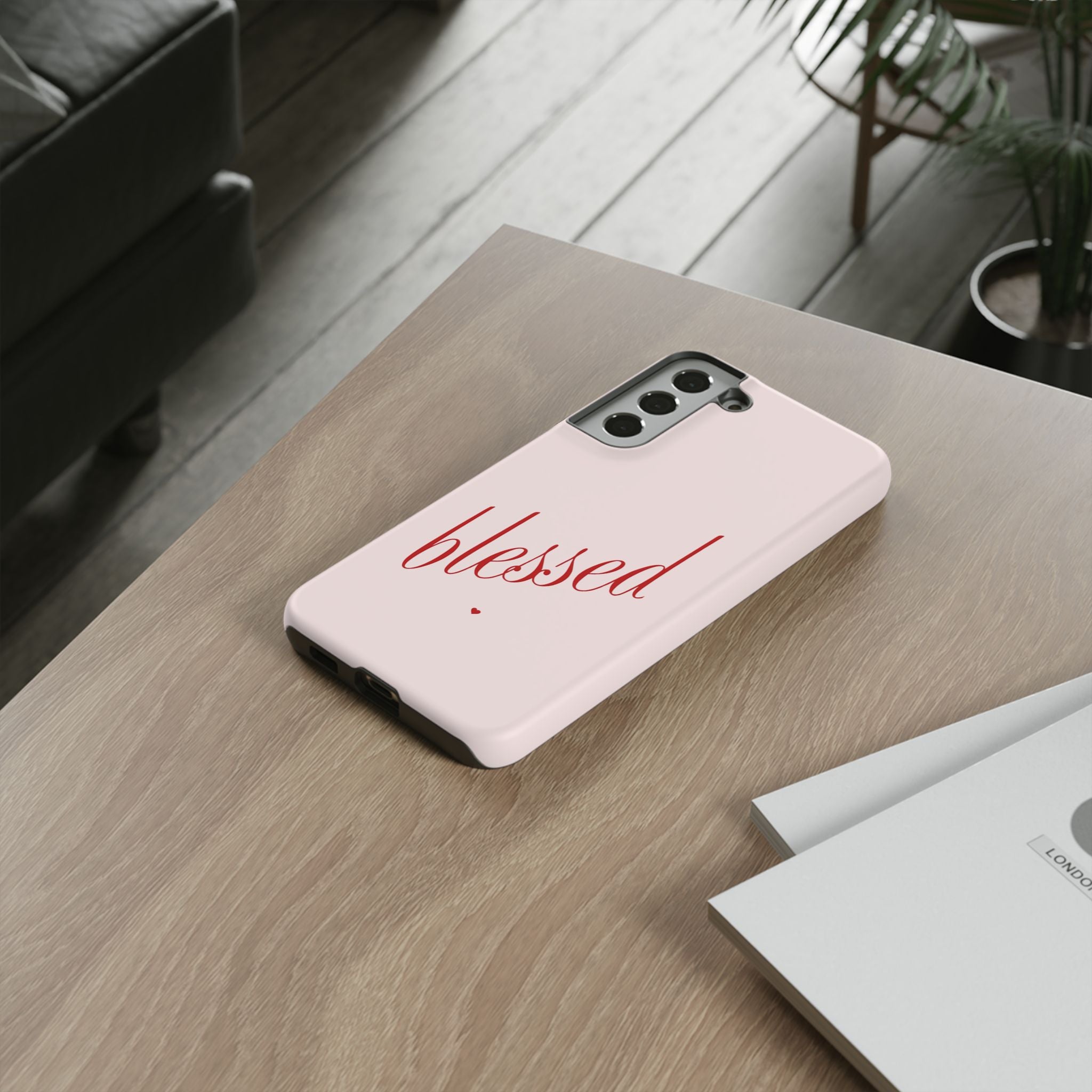 Blessed Pink Tough Phone Case