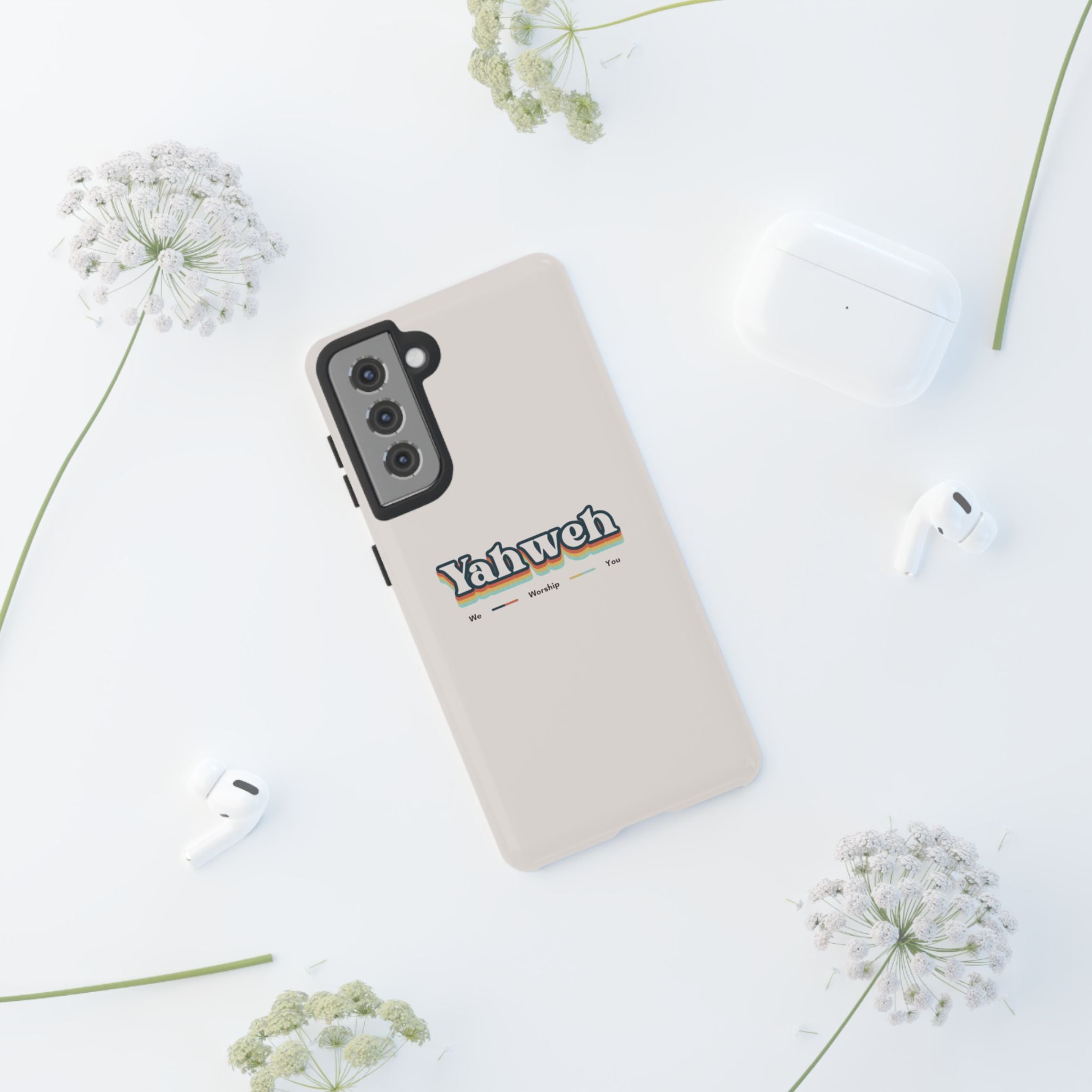 Yahweh Phone Case — Retro Faith Tough Case