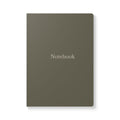 Olive Minimalist Notebook — Softcover Journal with Printed Inside Pages