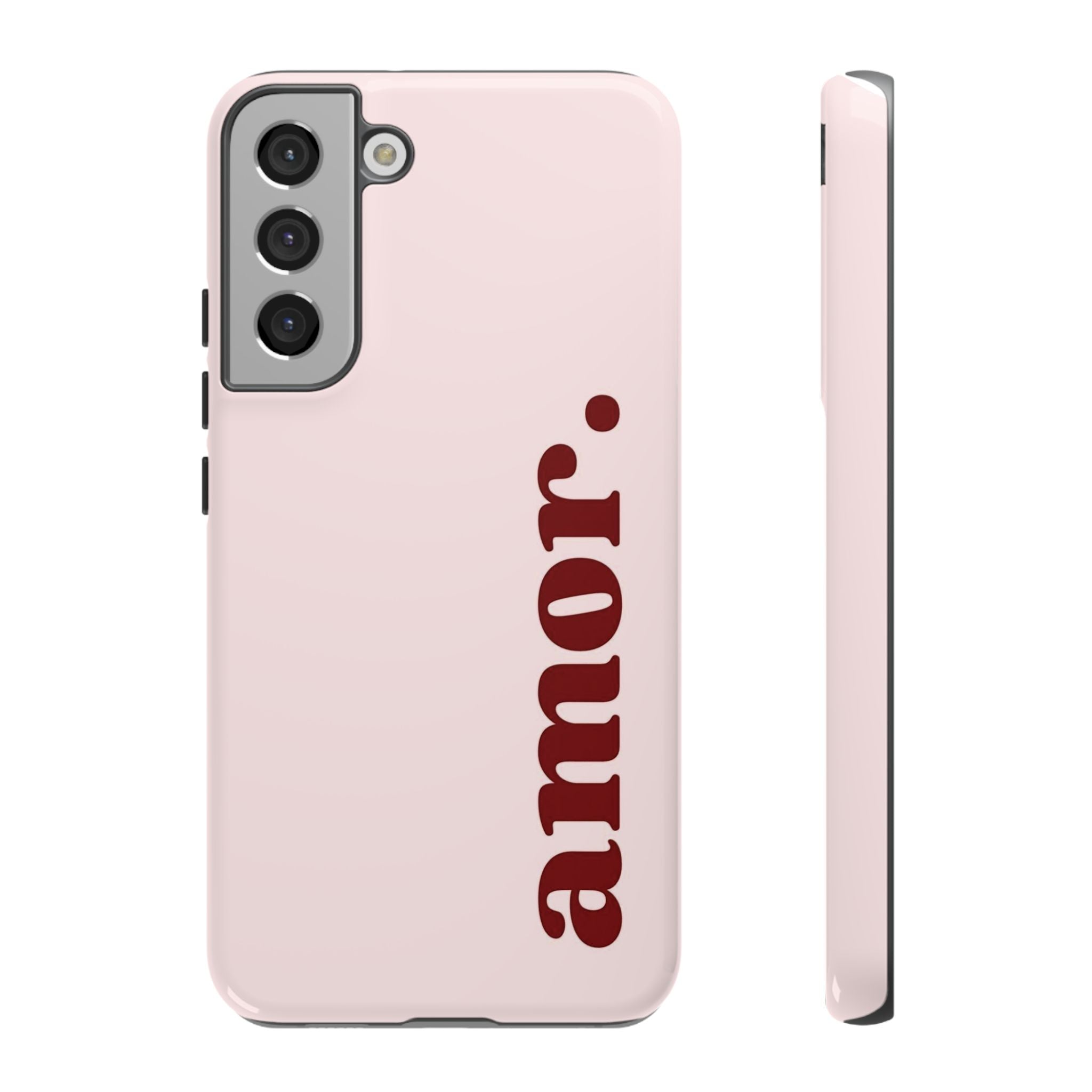 Amor Pink Tough Phone Case — Slim Protective Case