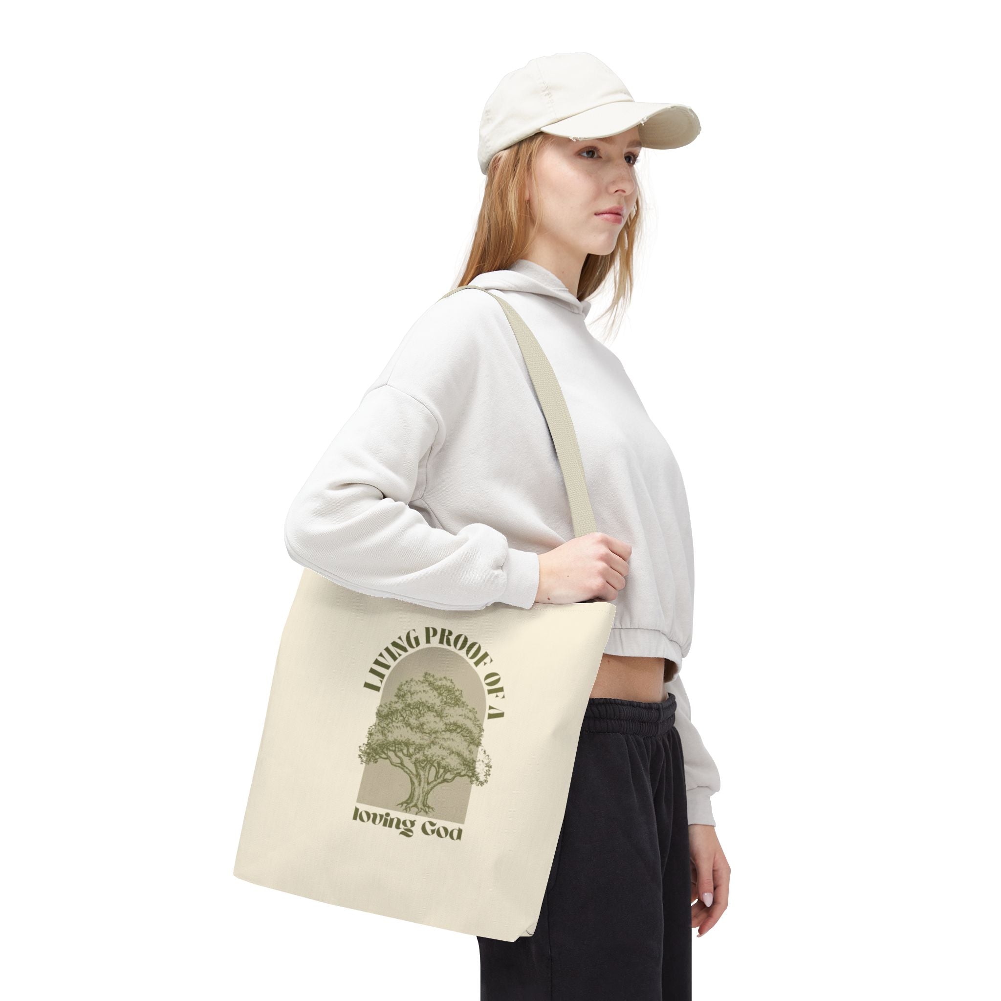 Living Proof Of A Loving God Tote Bag
