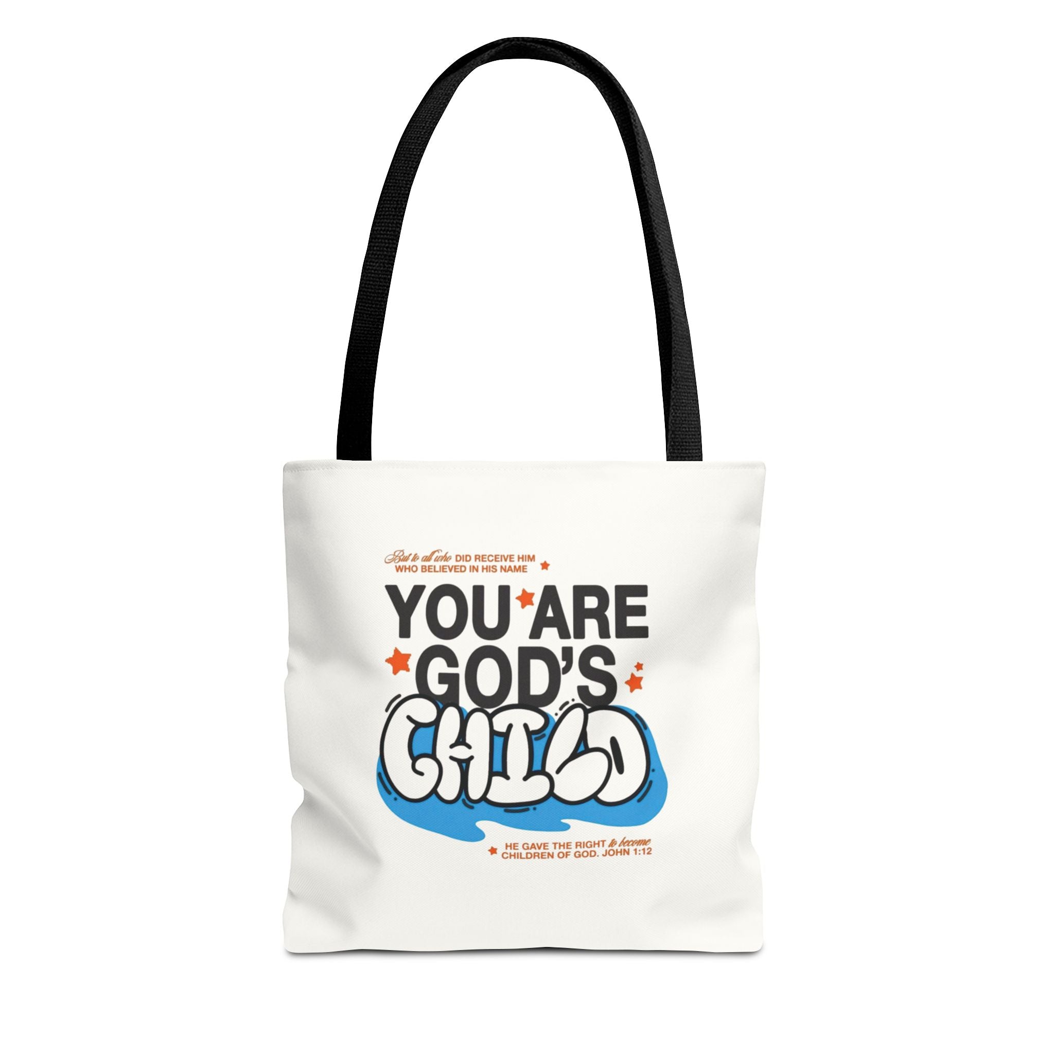 Inspirational "You Are God's Child" Tote Bag