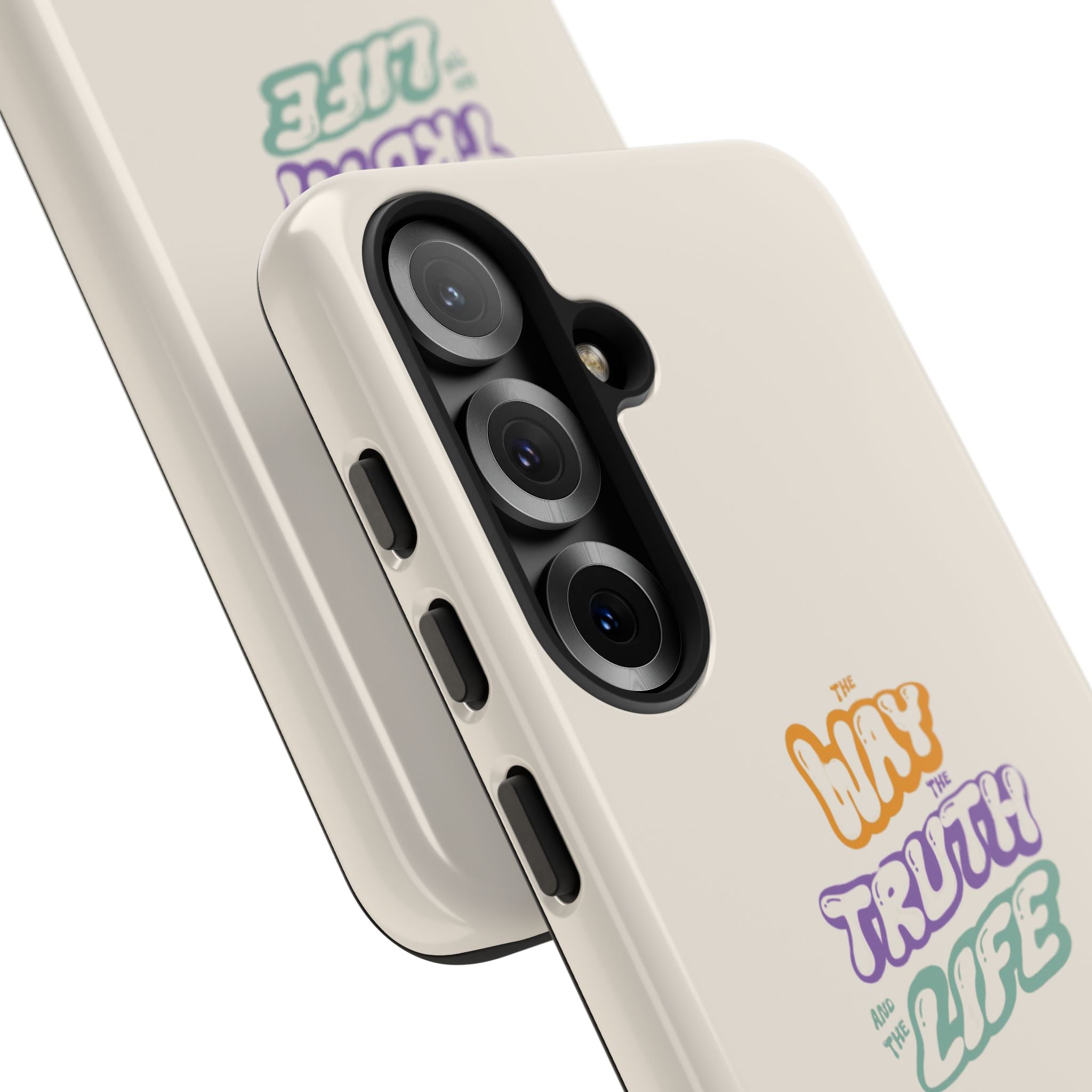 'Way,Truth,Life' Pastel Graphic Protective Tough Case
