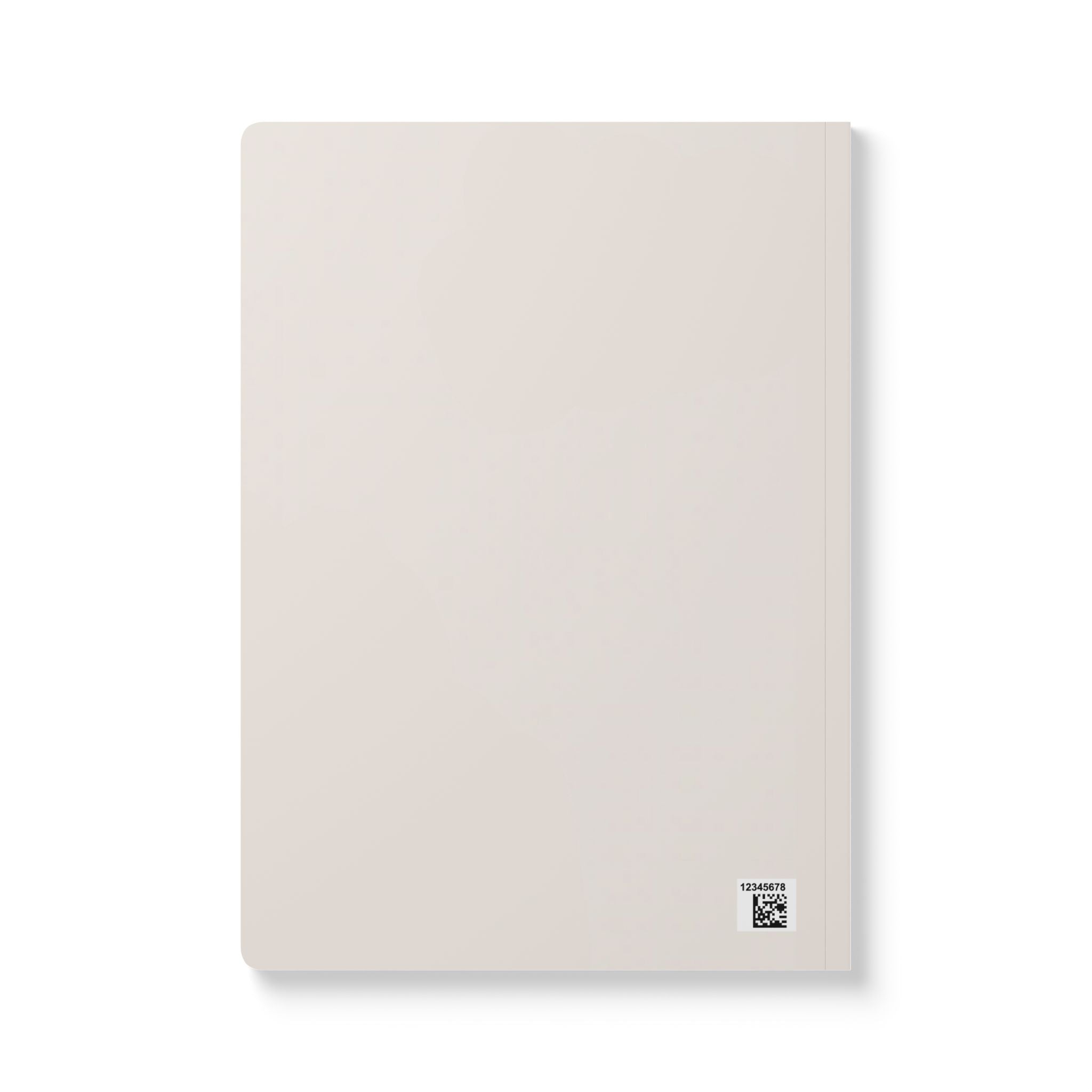 Neutral Abstract Pattern Softcover Journal — Lined Journal