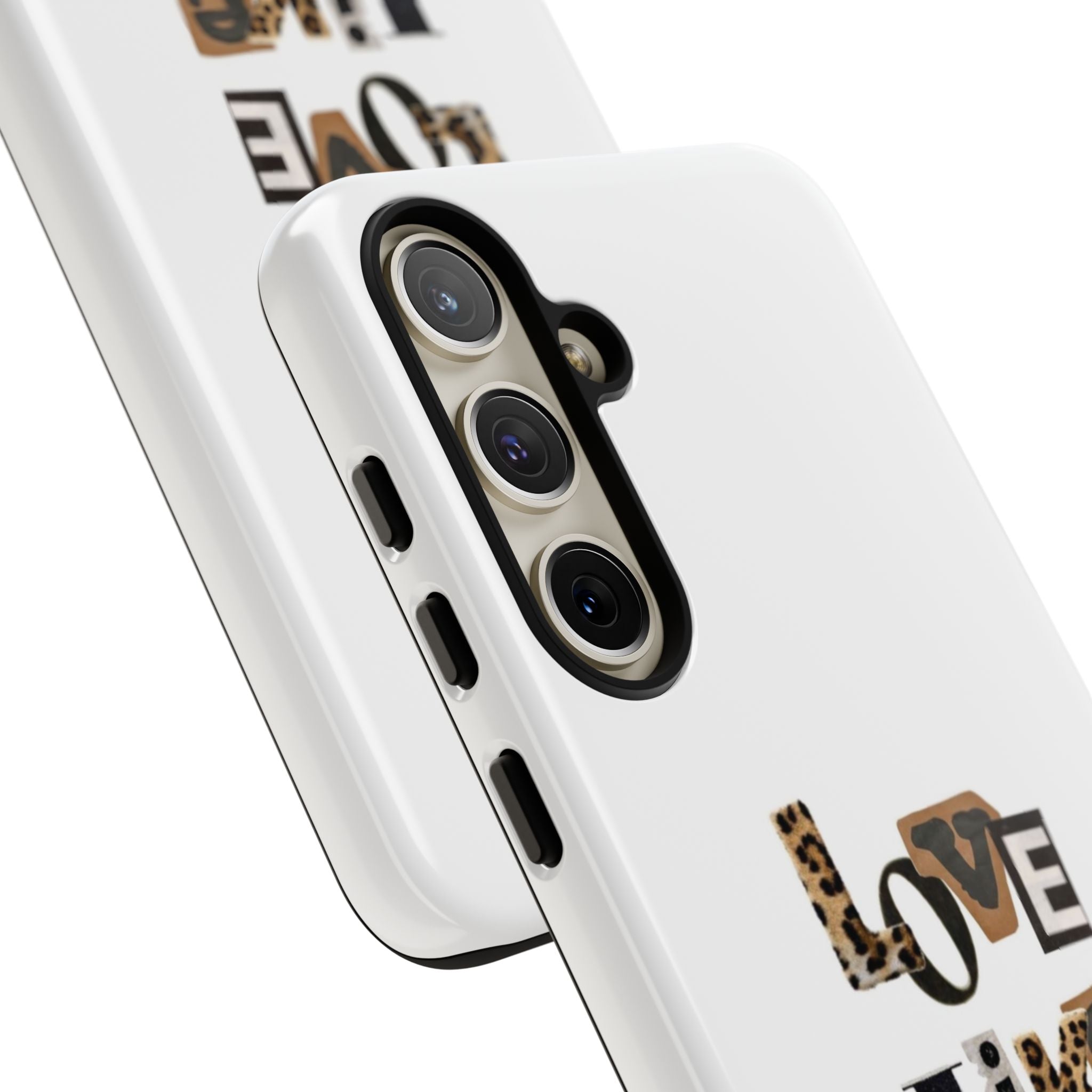 "Love Like Jesus" Leopard Print Christian Tough Phone Case