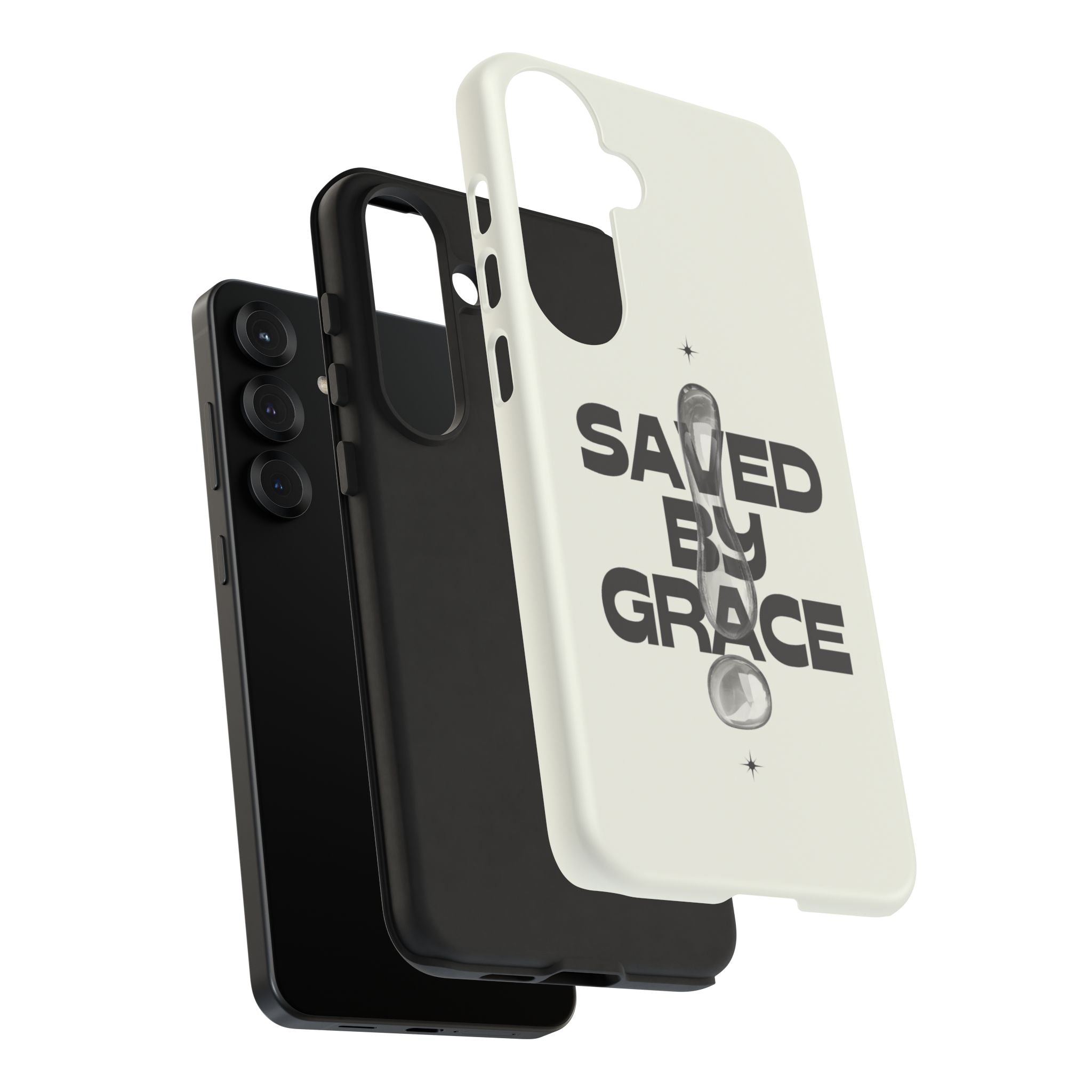 Saved By Grace Tough Phone Case — Christian Faith iPhone Cover