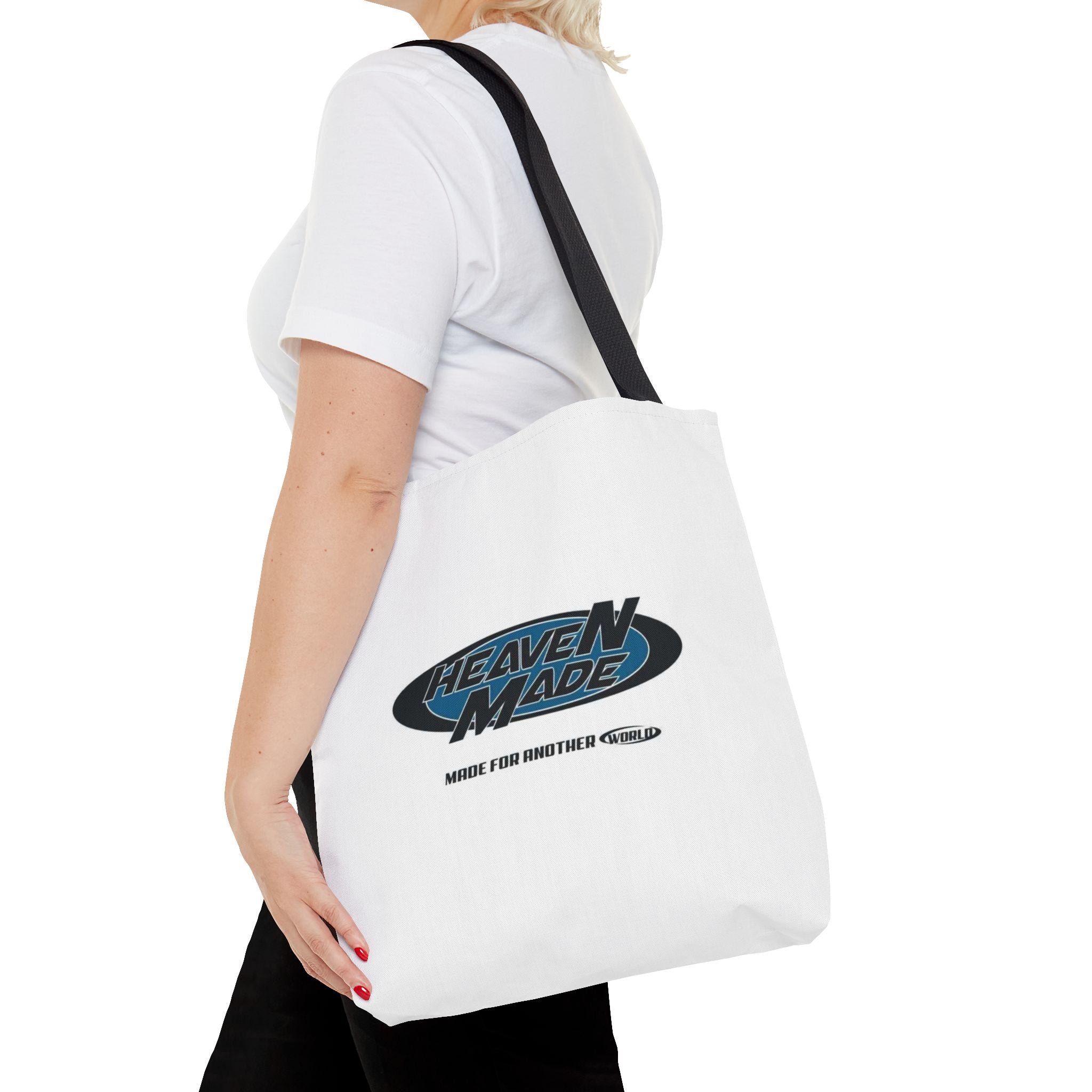 Heaven Made Logo Tote Bag — Graphic All-Over Print Canvas Tote
