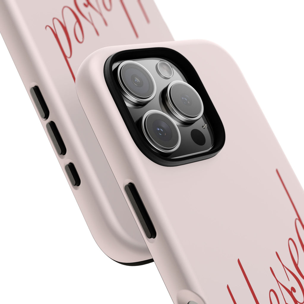 Blessed Pink Tough Phone Case