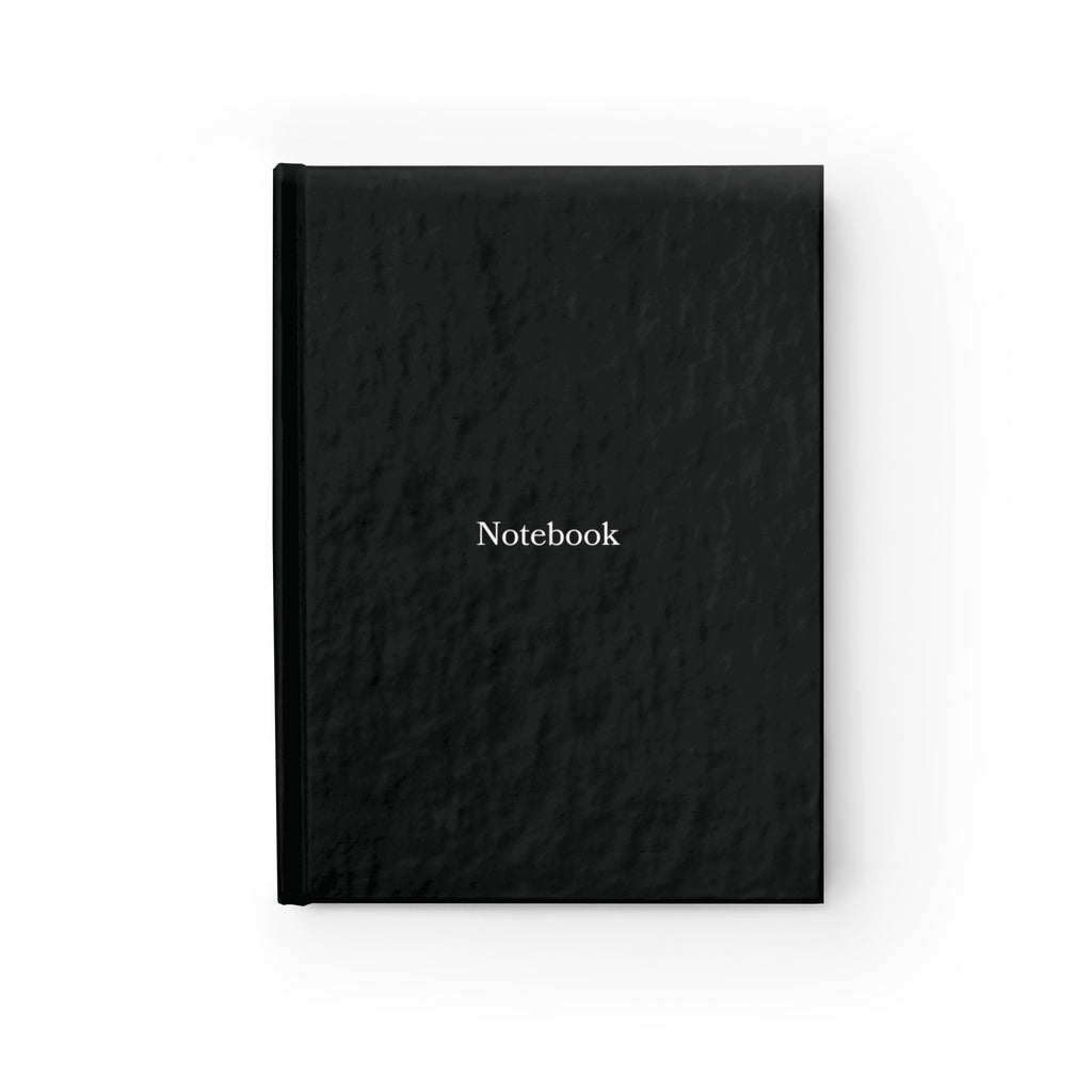 Black Notebook — Hardcover Ruled Journal for Notes, Planning & Daily Writing