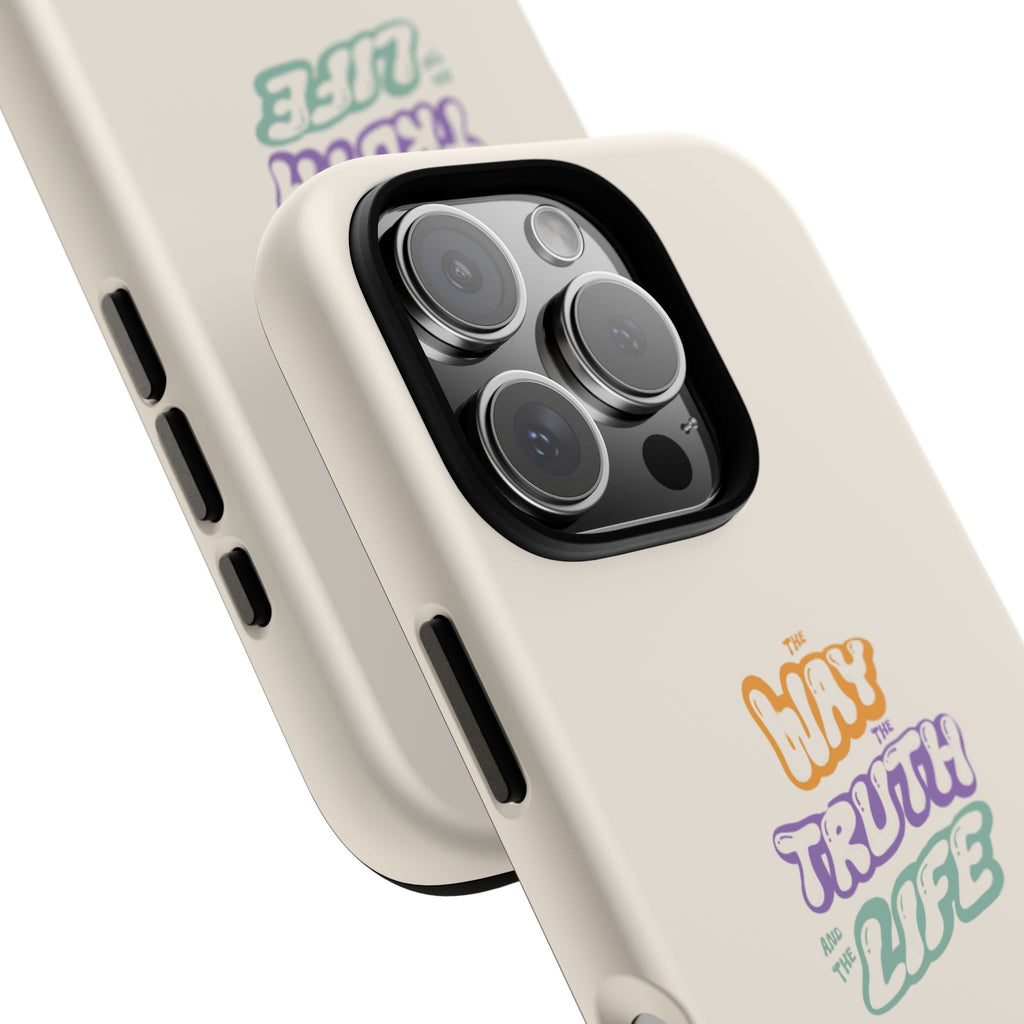 'Way,Truth,Life' Pastel Graphic Protective Tough Case