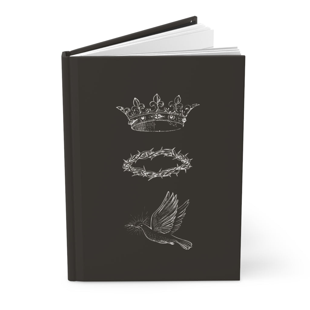 Hardcover Journal — Crown, Crown of Thorns & Dove