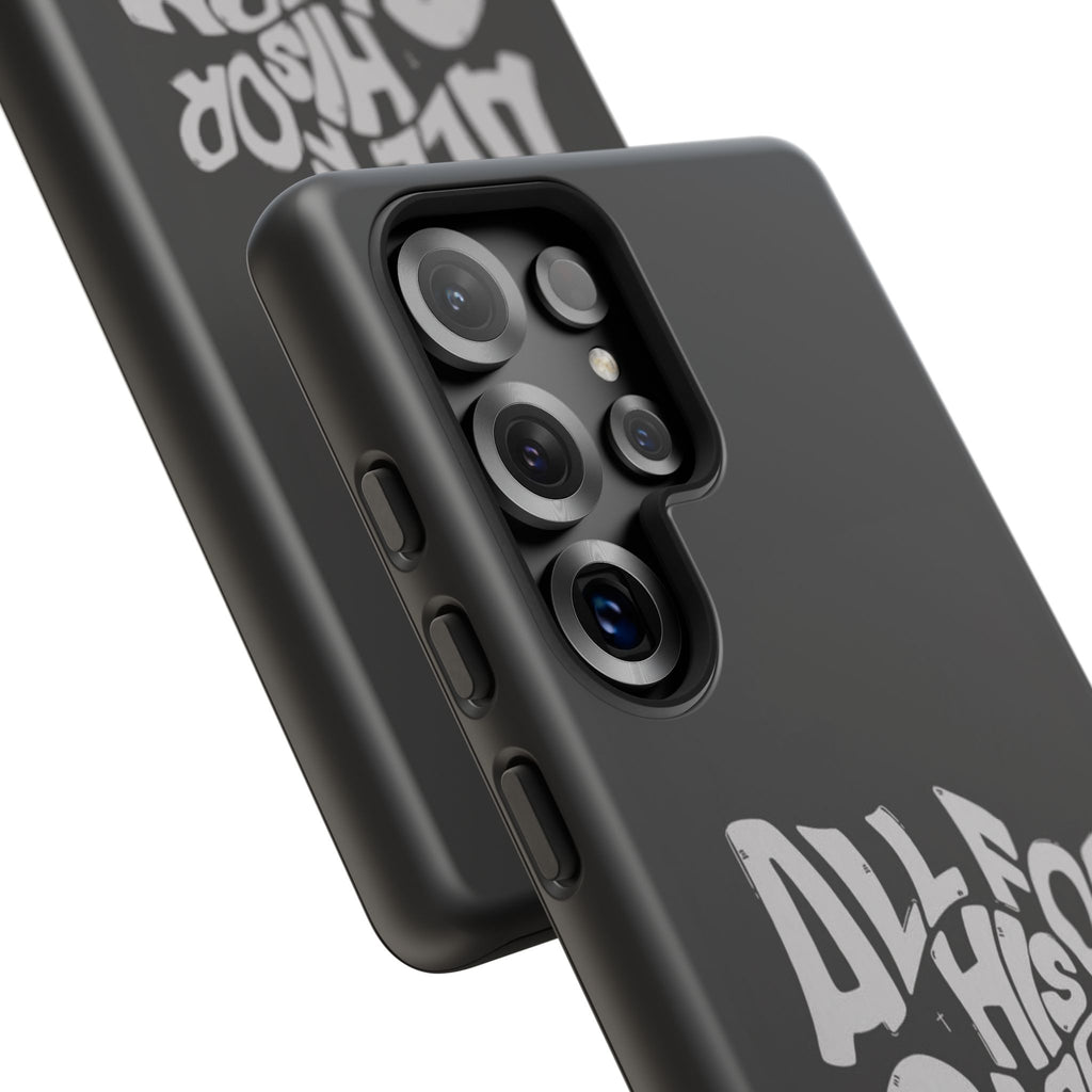 All For His Glory Phone Case — Christian Faith Script Protective Cover
