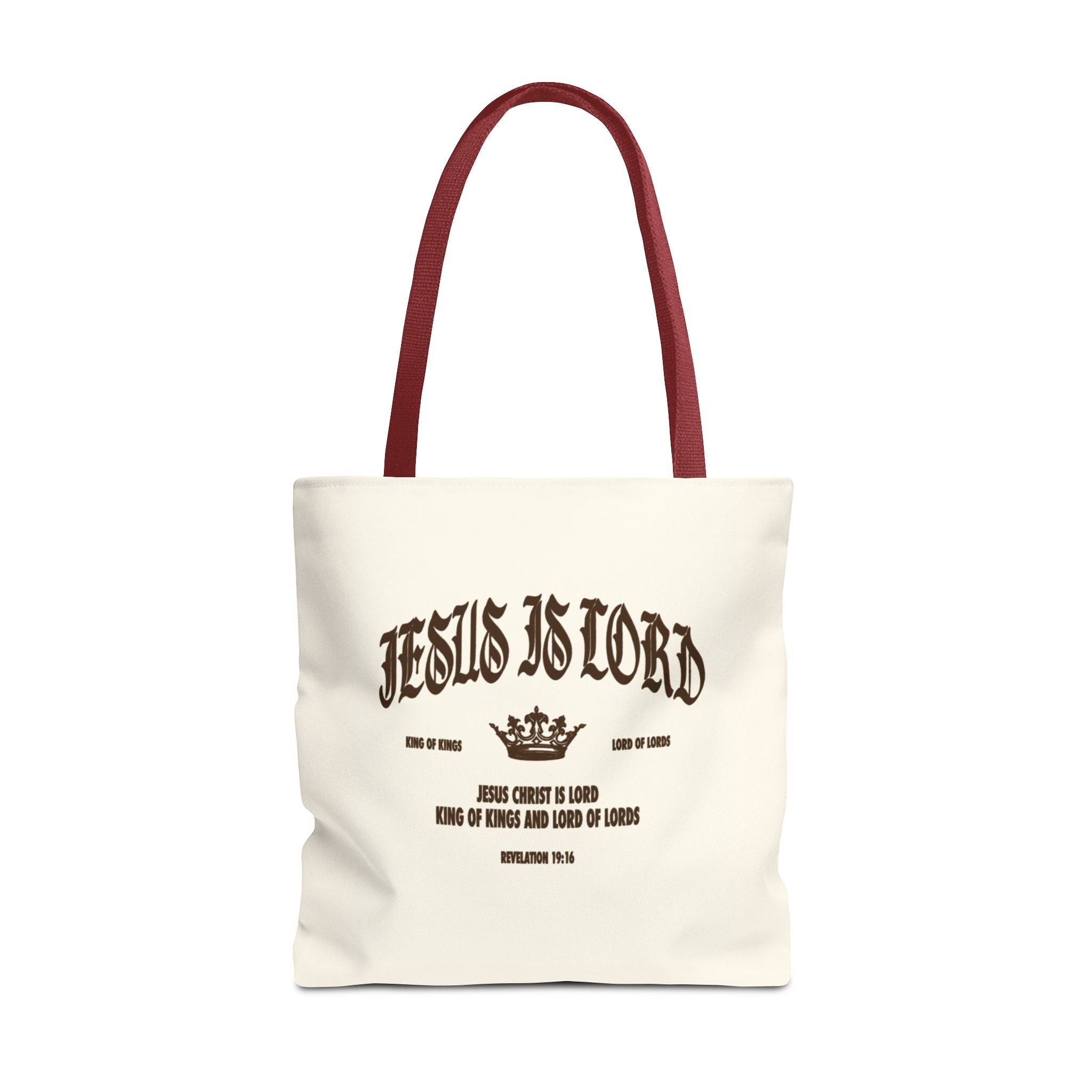 Jesus Is Lord Canvas Tote Bag