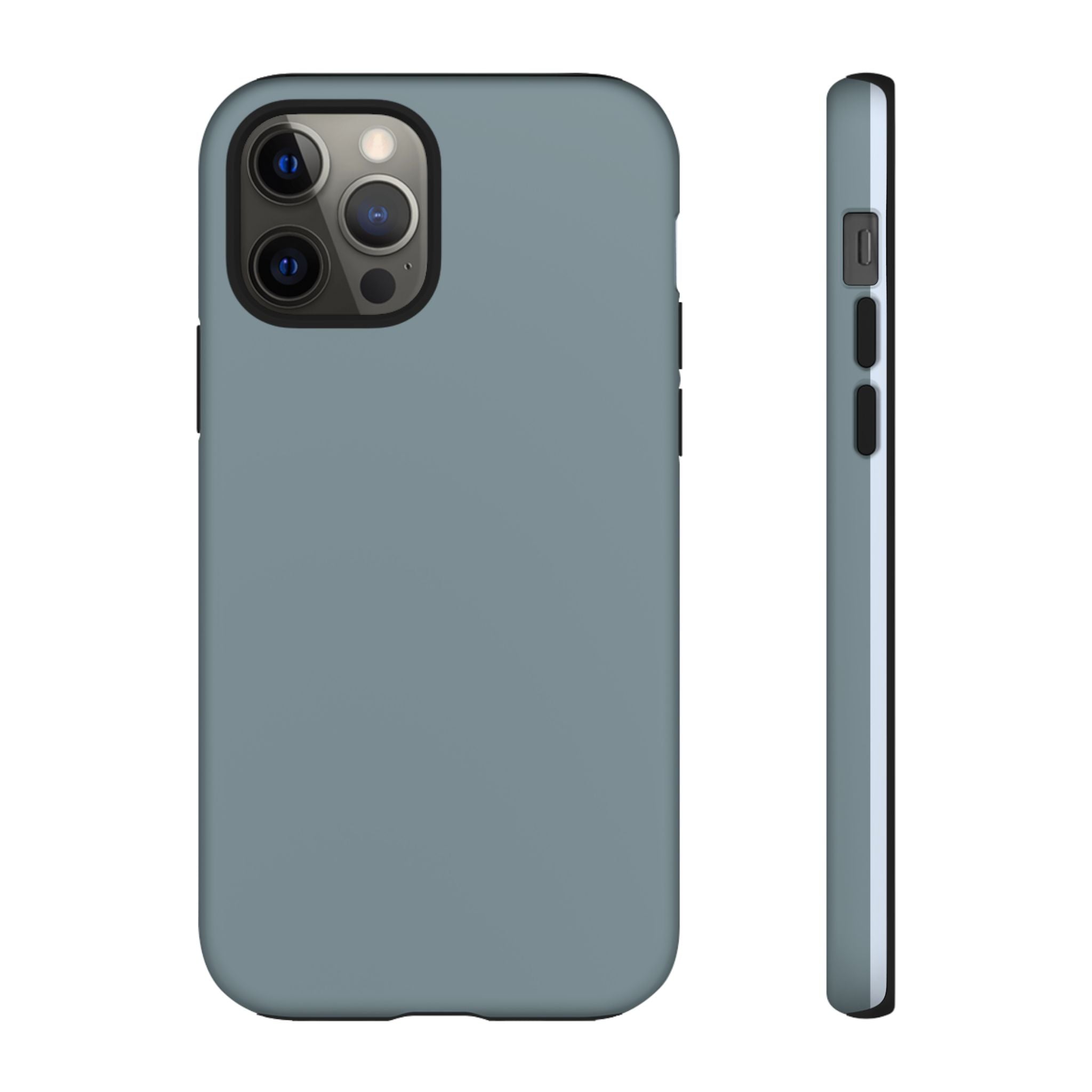 Tough iPhone Case - Blue/Grey Color