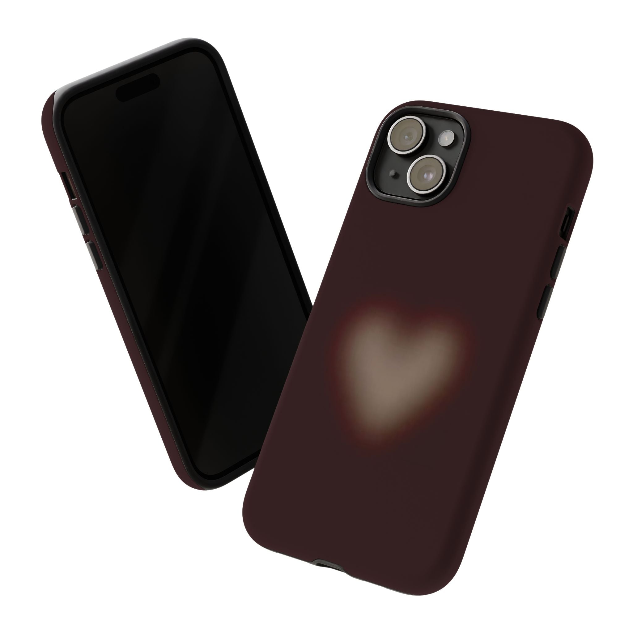 Tough Cases — Blurred Heart Protective iPhone Case