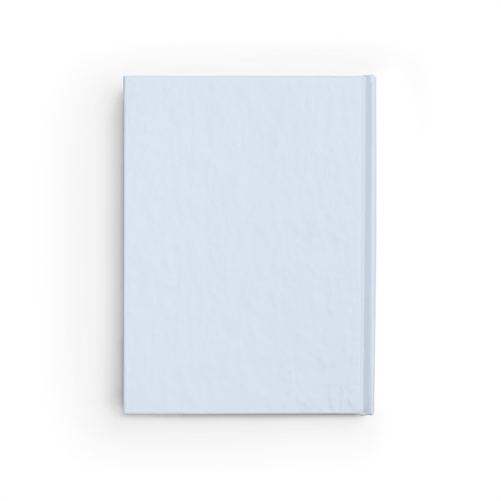 Hardcover Light Blue Ruled Notebook — Minimal 'Notebook' Hardcover Journal for Notes & Journaling