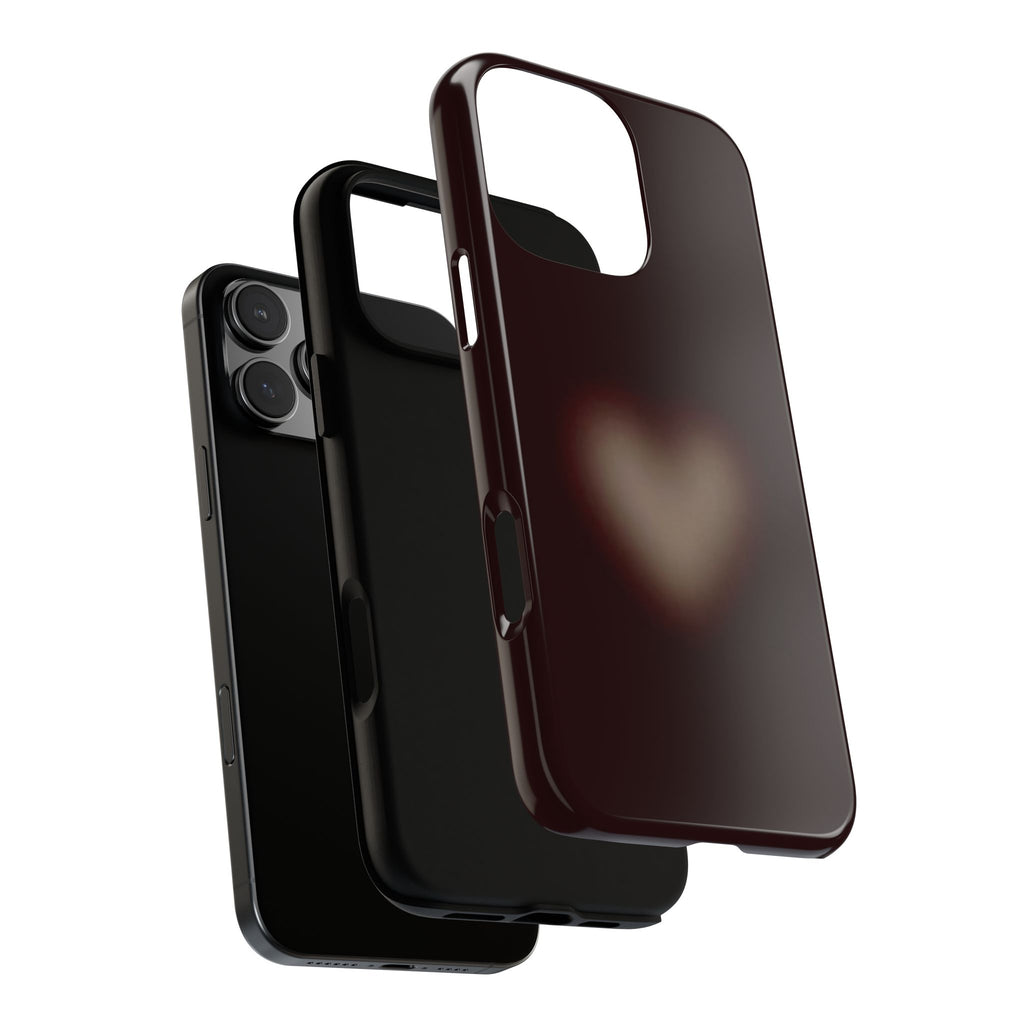 Tough Cases — Blurred Heart Protective iPhone Case