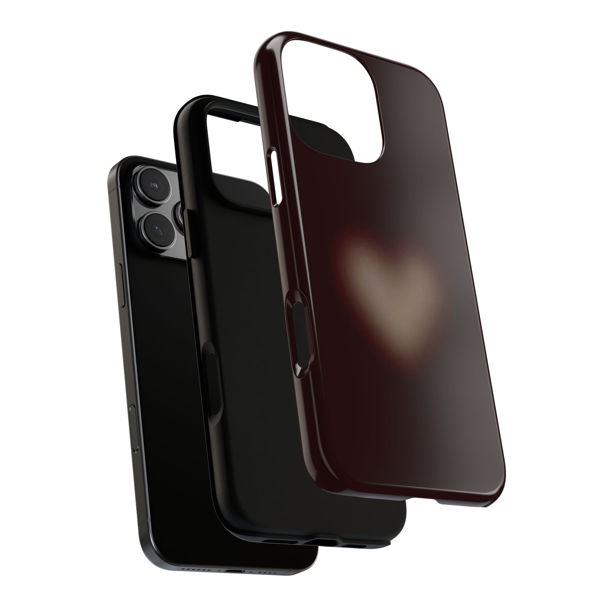 Tough Cases — Blurred Heart Protective iPhone Case