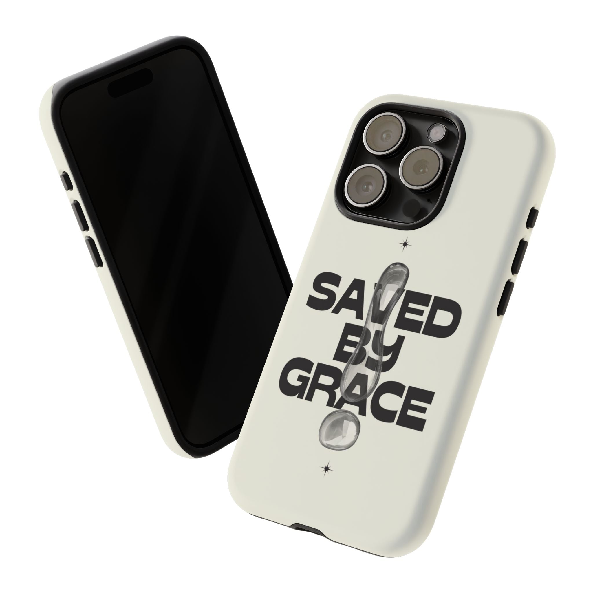 Saved By Grace Tough Phone Case — Christian Faith iPhone Cover