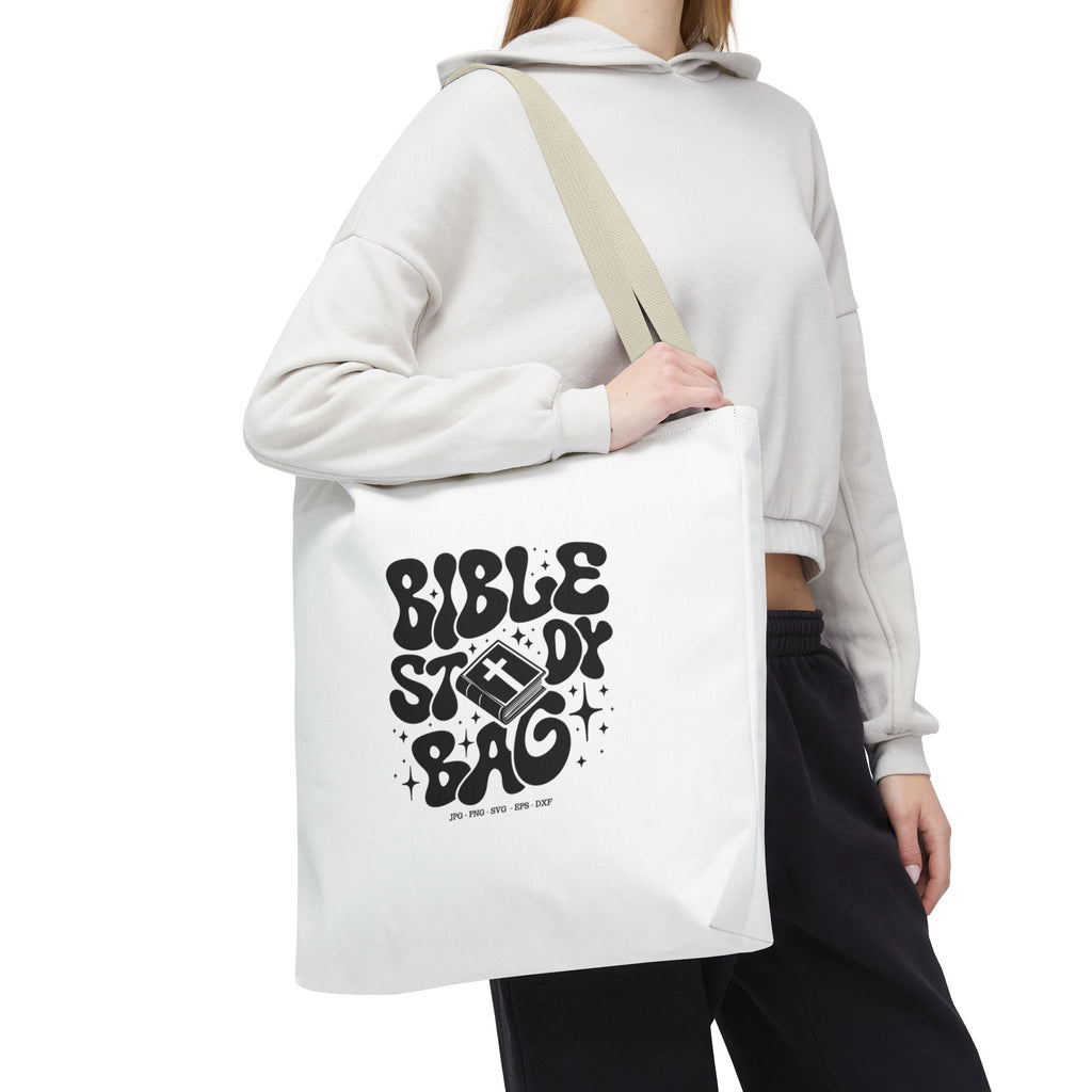 Bible Study Tote Bag – Faith-Inspired Scripture Carryall