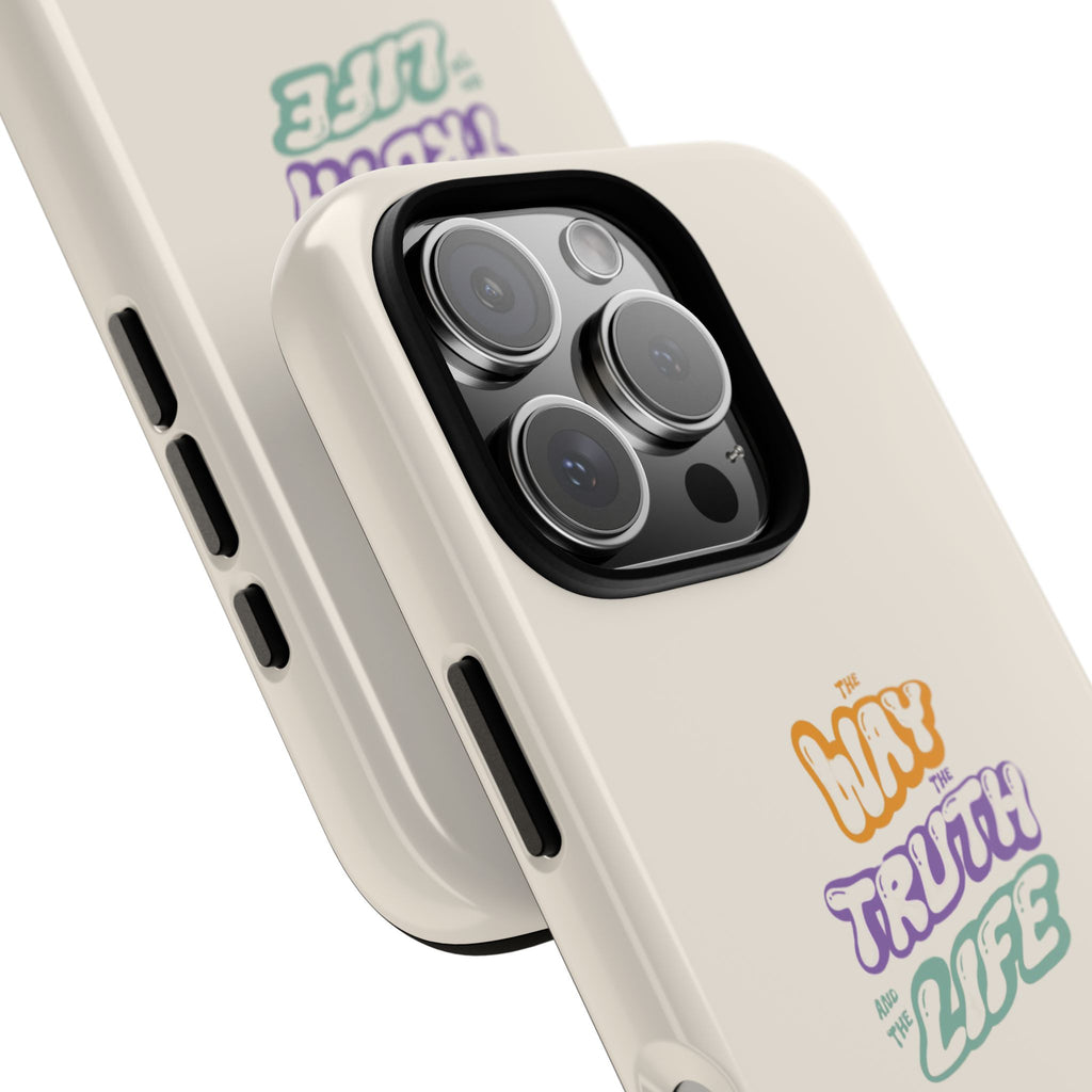 'Way,Truth,Life' Pastel Graphic Protective Tough Case