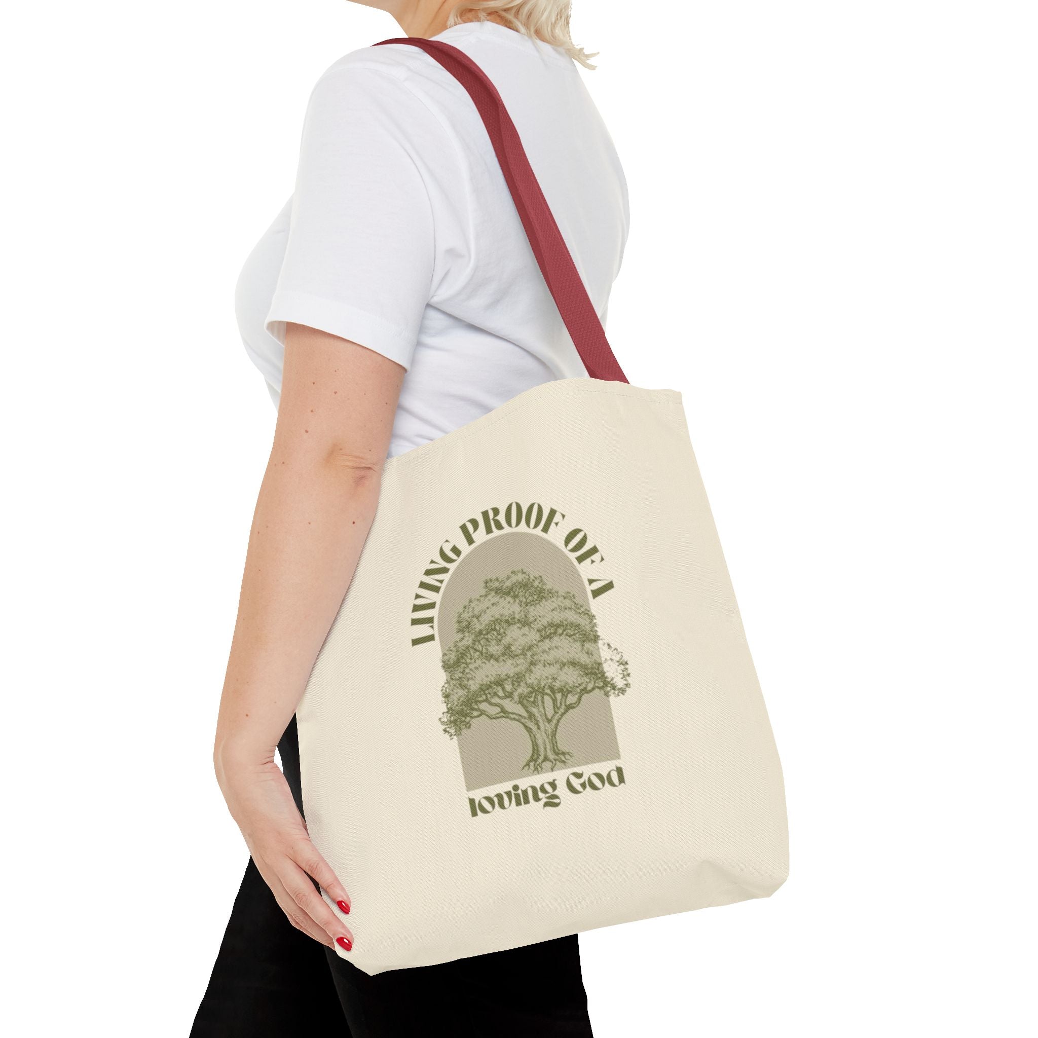 Living Proof Of A Loving God Tote Bag