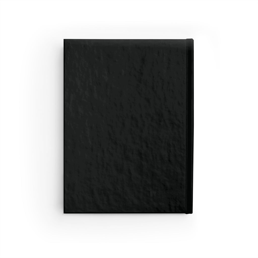 Black Marble Hardcover Journal — Ruled Lined Notebook