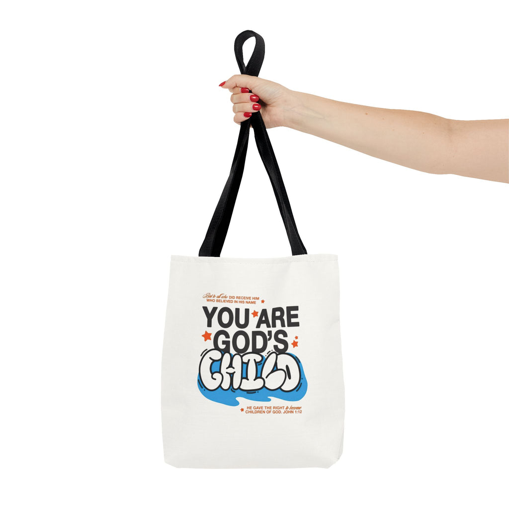 Inspirational "You Are God's Child" Tote Bag