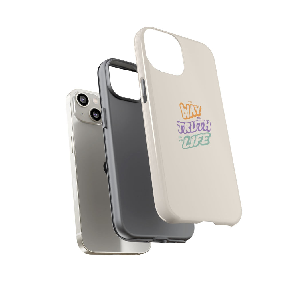 'Way,Truth,Life' Pastel Graphic Protective Tough Case