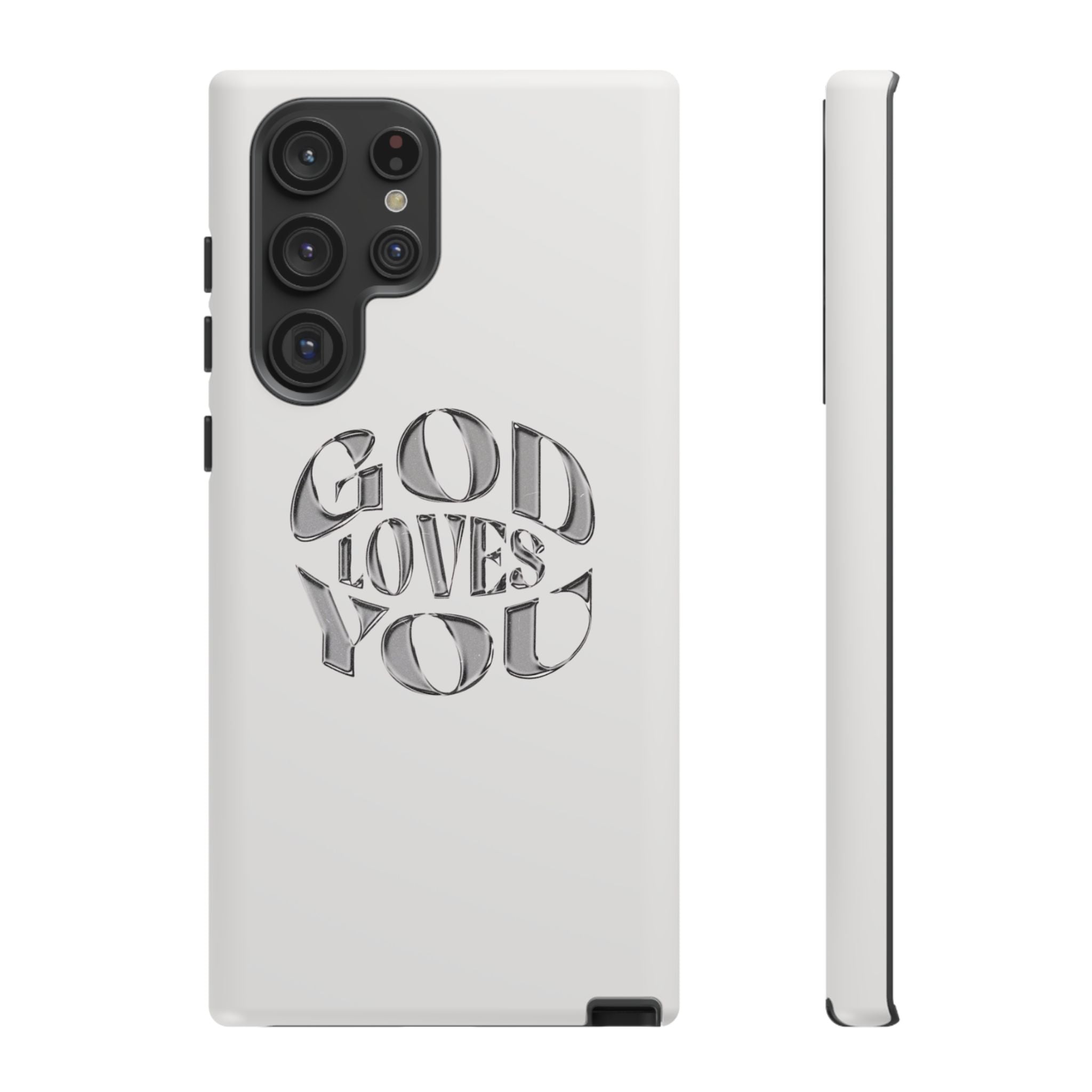 God Loves You Tough Phone Case — Protective Tough Phone Cover