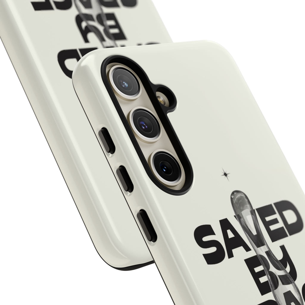 Saved By Grace Tough Phone Case — Christian Faith iPhone Cover