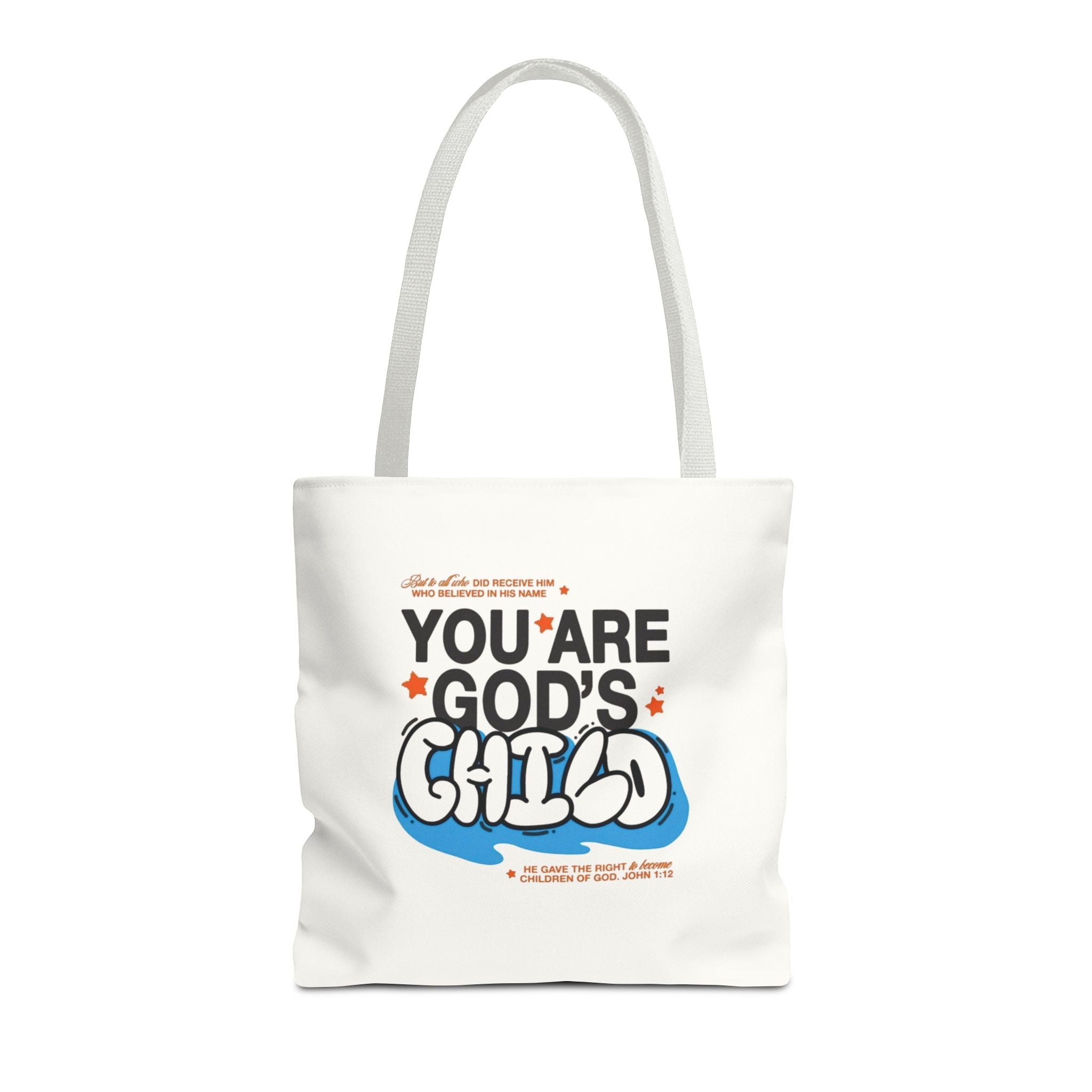 Inspirational "You Are God's Child" Tote Bag
