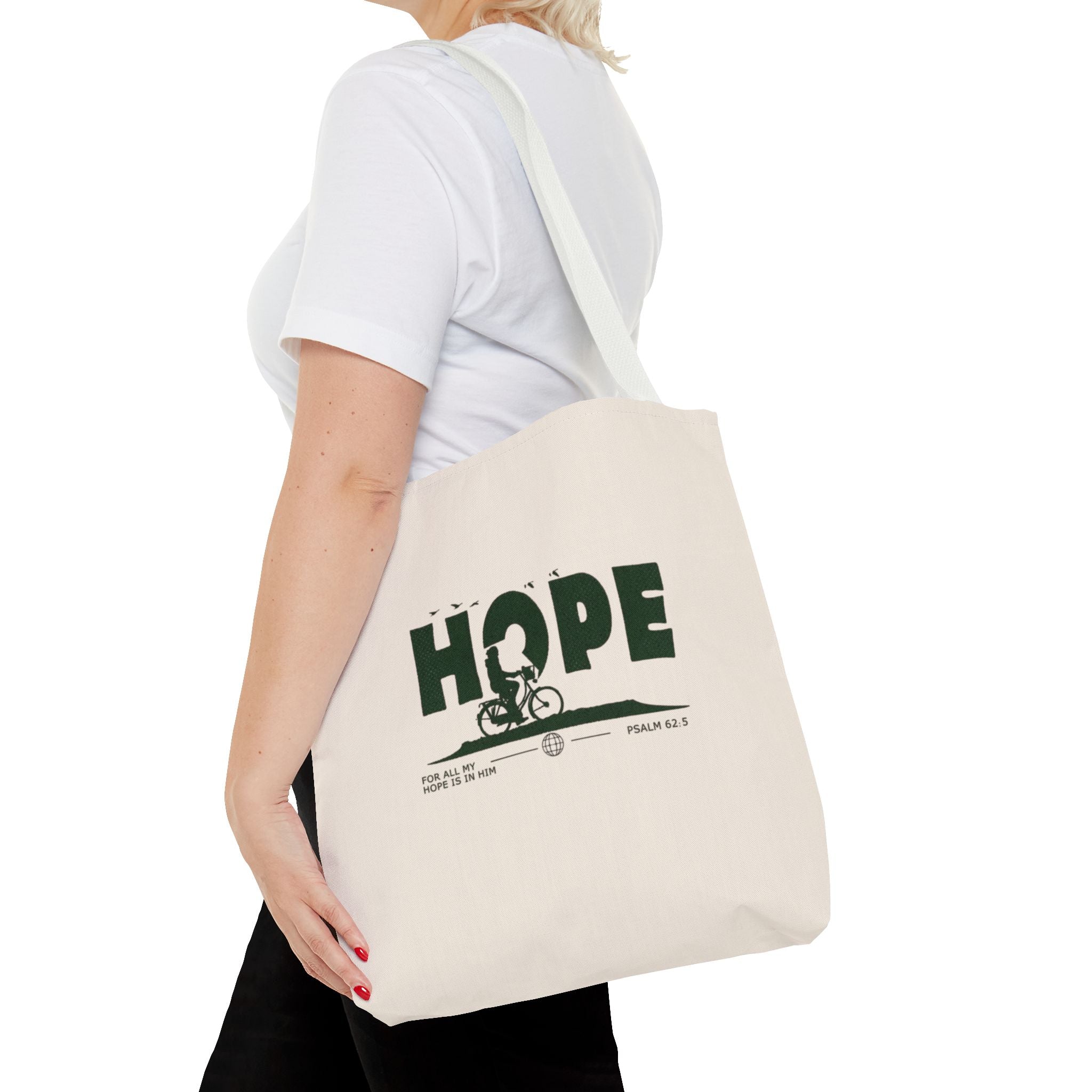 "Hope" Tote Bag — Inspirational Canvas Tote
