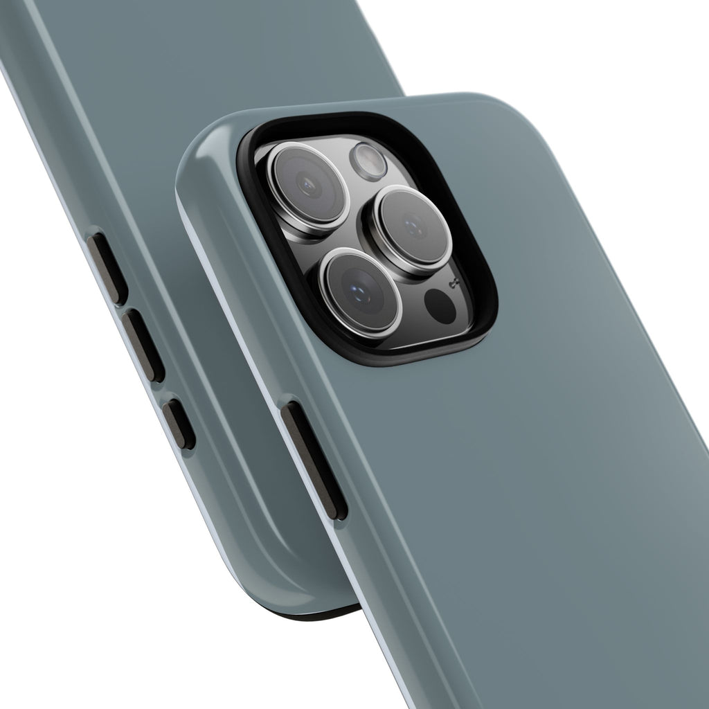 Tough iPhone Case - Blue/Grey Color