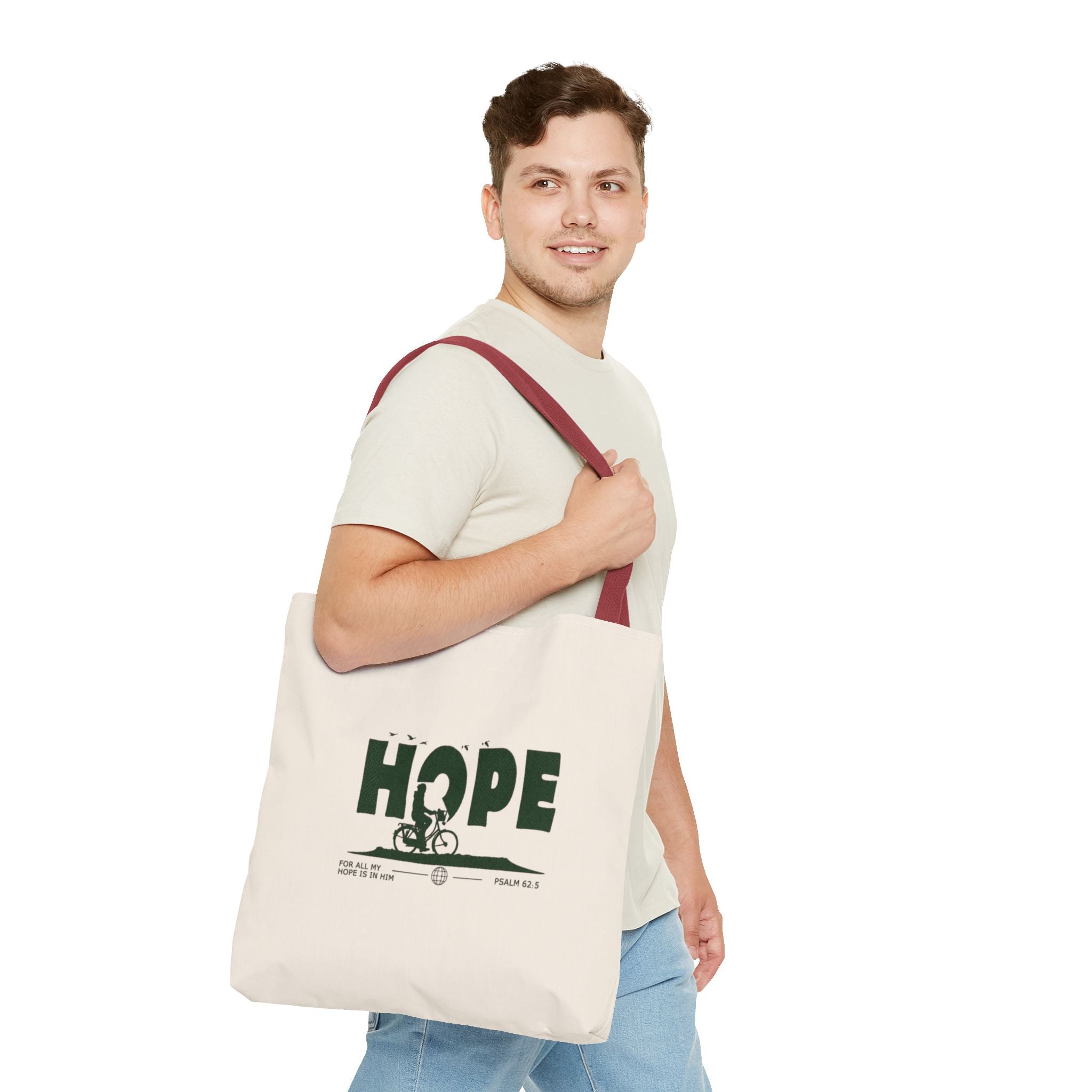 "Hope" Tote Bag — Inspirational Canvas Tote