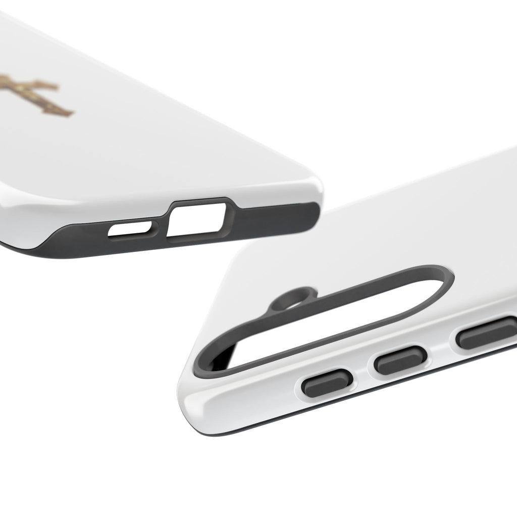 Gold Cross Tough Phone Case | Protective Cover