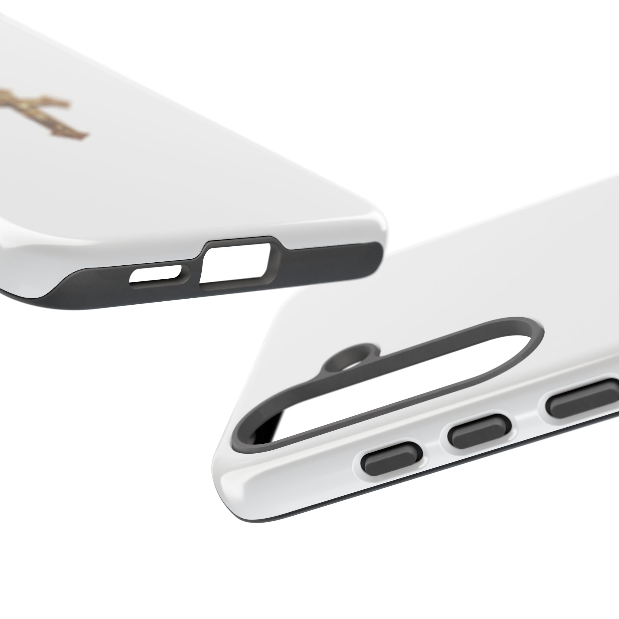 Gold Cross Tough Phone Case | Protective Cover