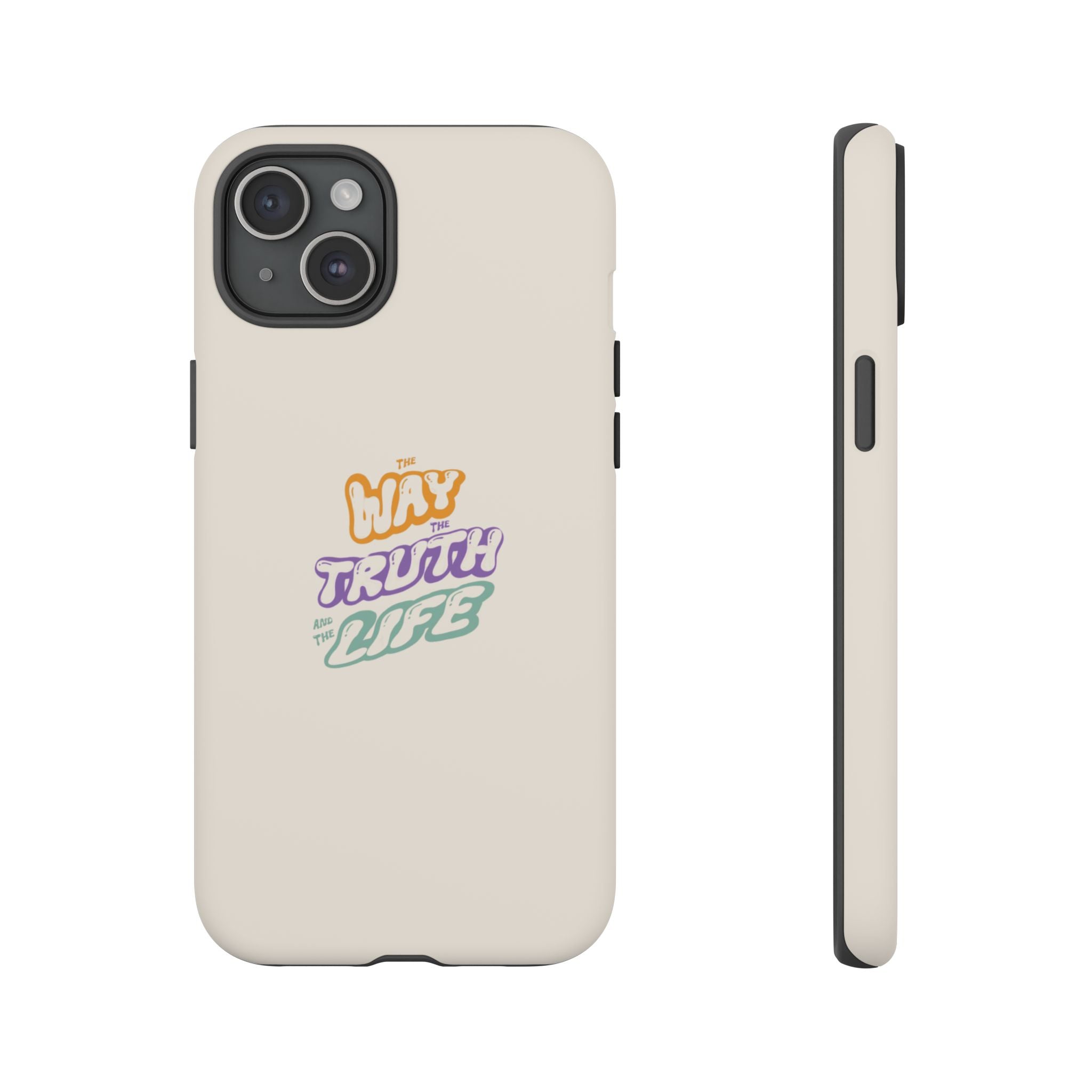 'Way,Truth,Life' Pastel Graphic Protective Tough Case