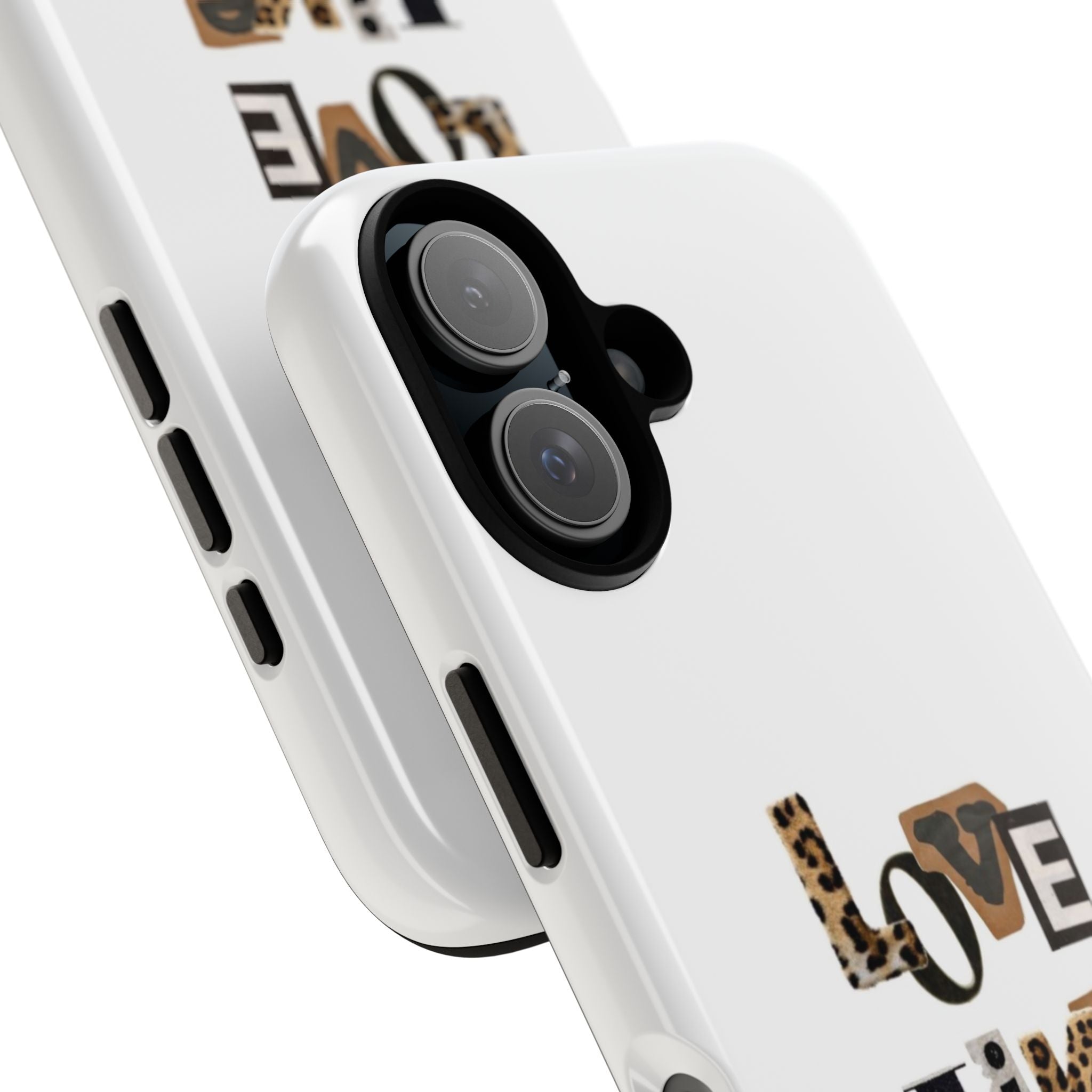 "Love Like Jesus" Leopard Print Christian Tough Phone Case